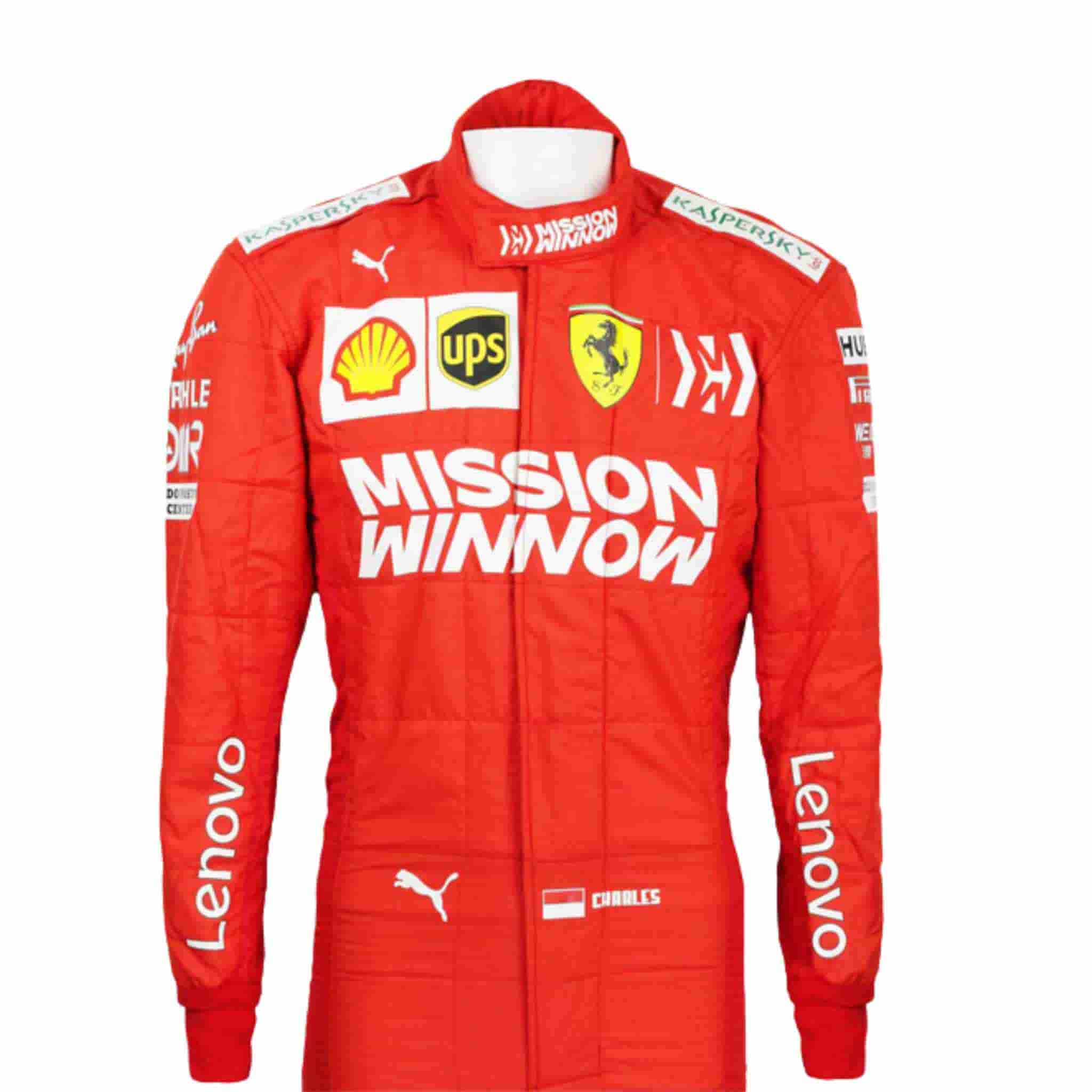 2019 Charles Leclerc Ferrari F1 Race Suit Replica