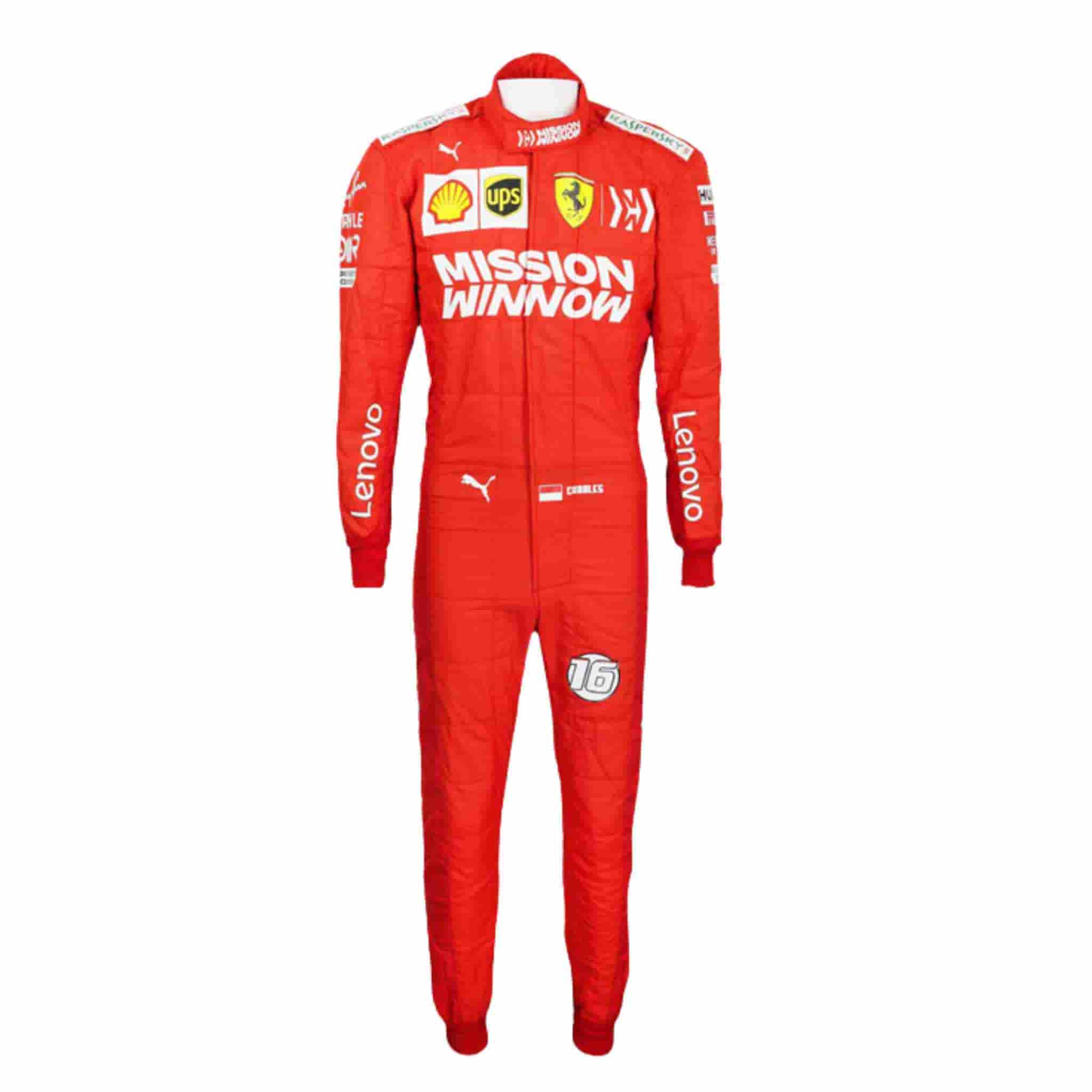 2019 Charles Leclerc Ferrari F1 Race Suit Replica