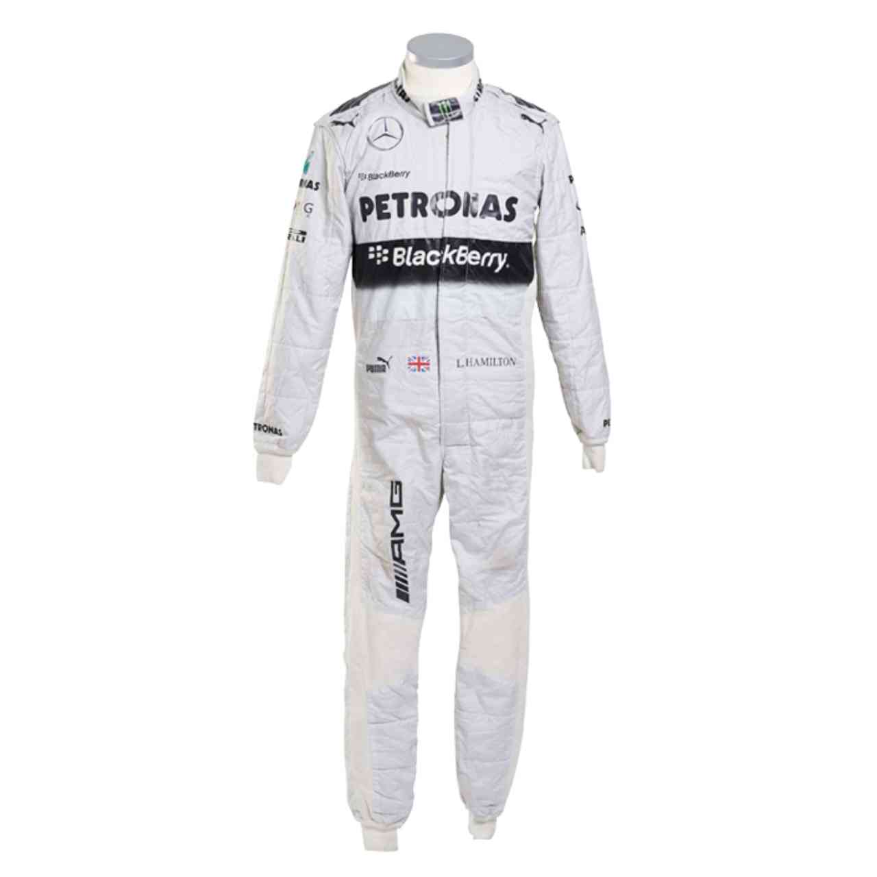 2014 Lewis Hamilton PETRONAS Mercedes F1 Race Suit Replica