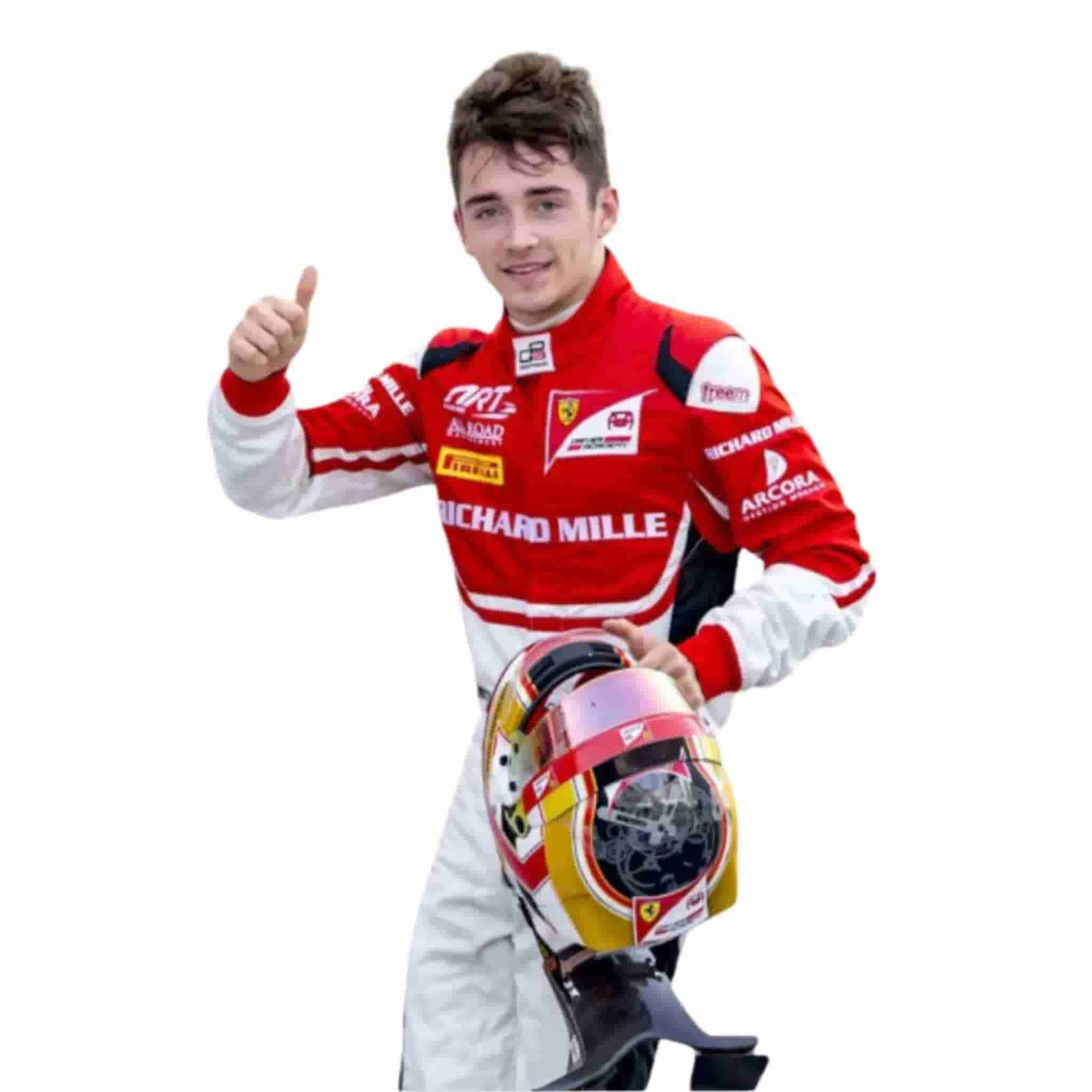 2016 Charles Leclerc Ferrari F1 Race Suit Replica
