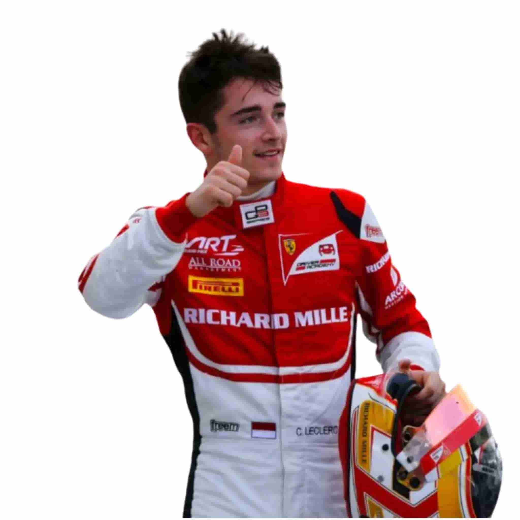 2016 Charles Leclerc Ferrari F1 Race Suit Replica