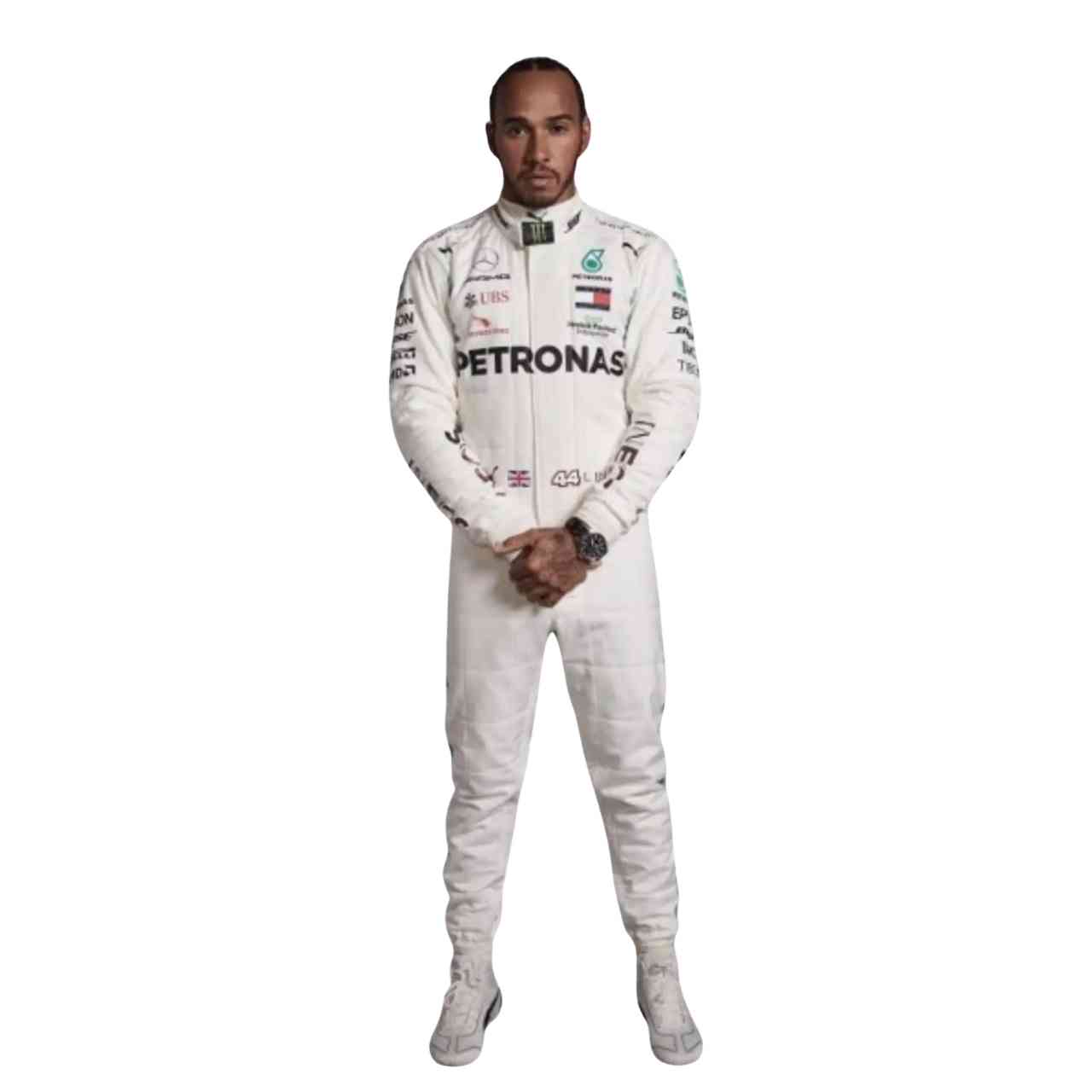 2019 Lewis Hamilton PETRONAS Mercedes F1 Race Suit Replica