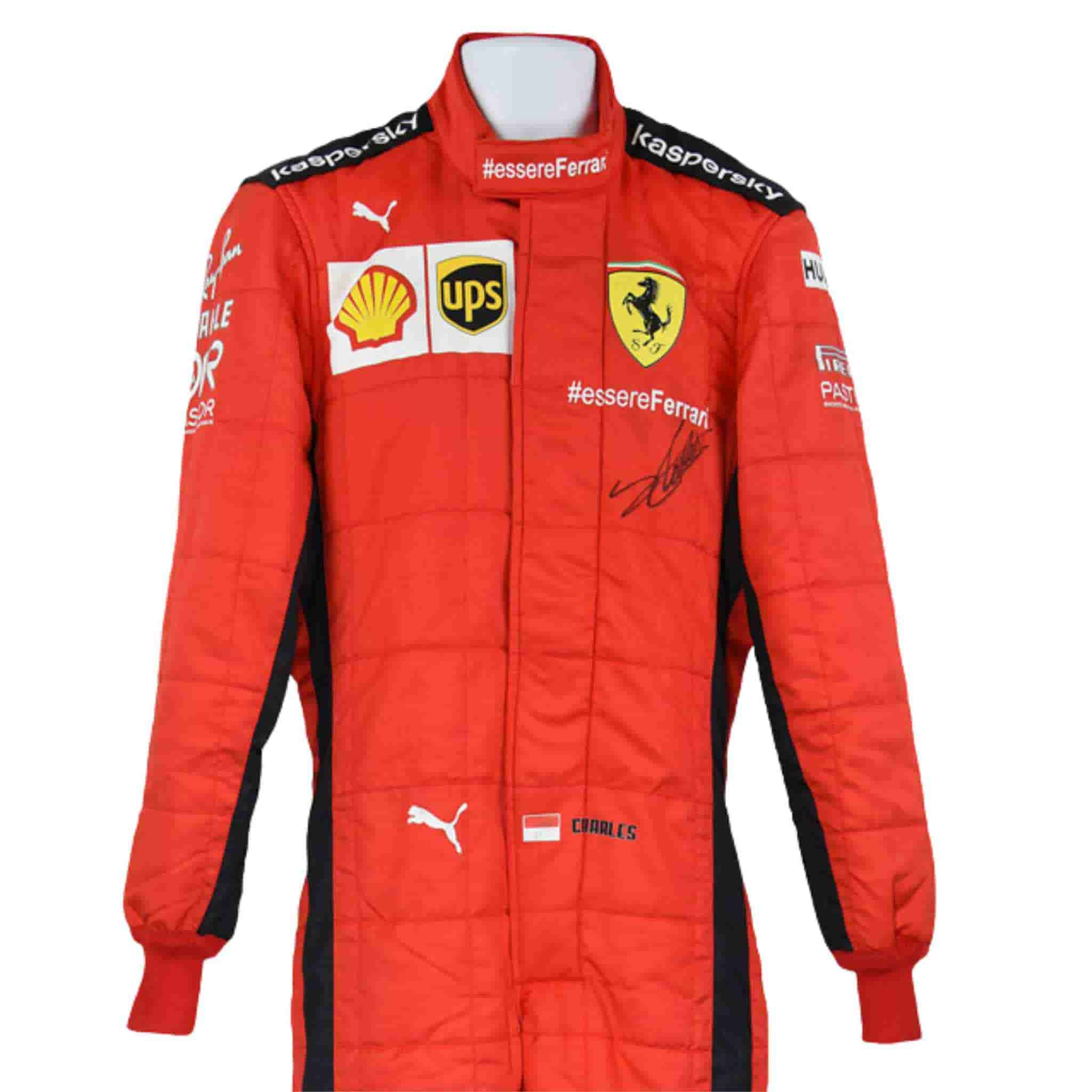 2020 Charles Leclerc Ferrari F1 Race Suit Replica