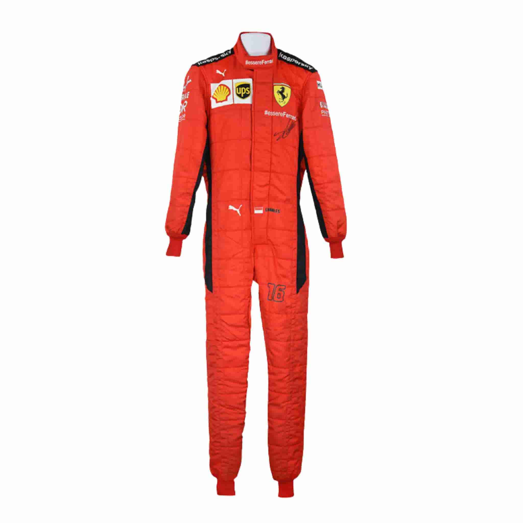 2020 Charles Leclerc Ferrari F1 Race Suit Replica