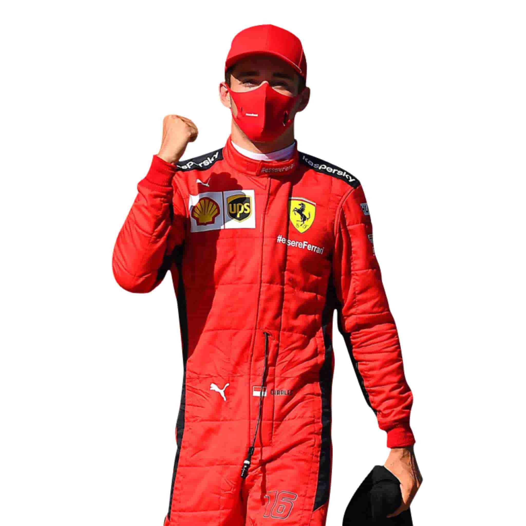 2020 Charles Leclerc Ferrari F1 Race Suit Replica