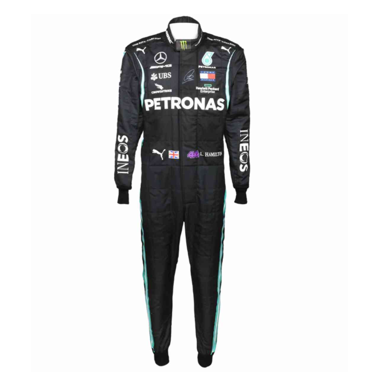 2020 Lewis Hamilton Mercedes F1 Race Suit Replica