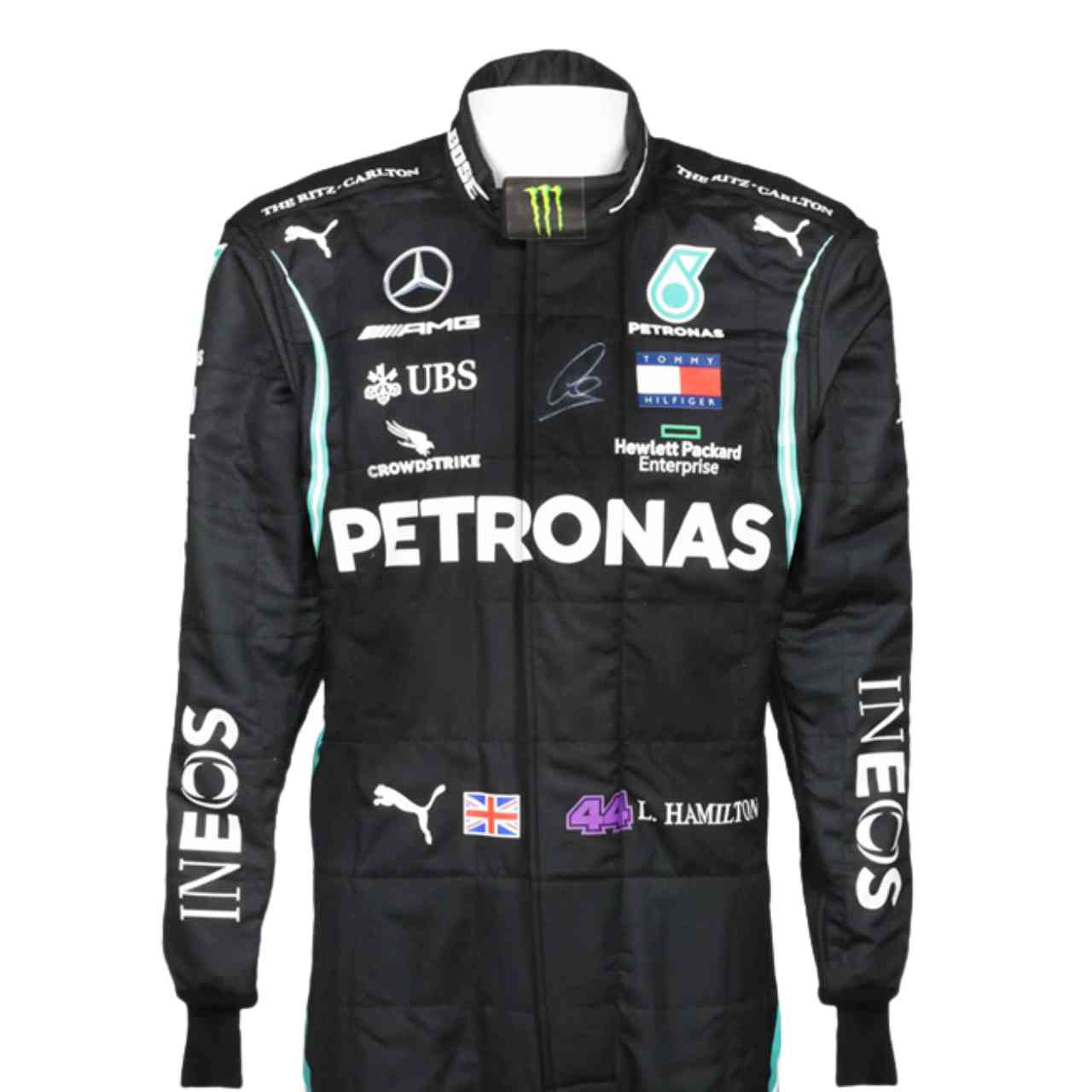 2020 Lewis Hamilton Mercedes F1 Race Suit Replica