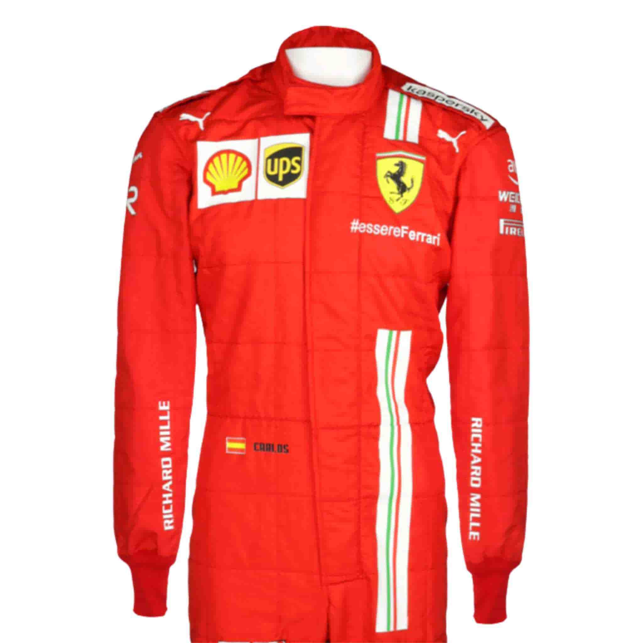 2021 Carlos Sainz Ferrari F1 Race Suit Replica