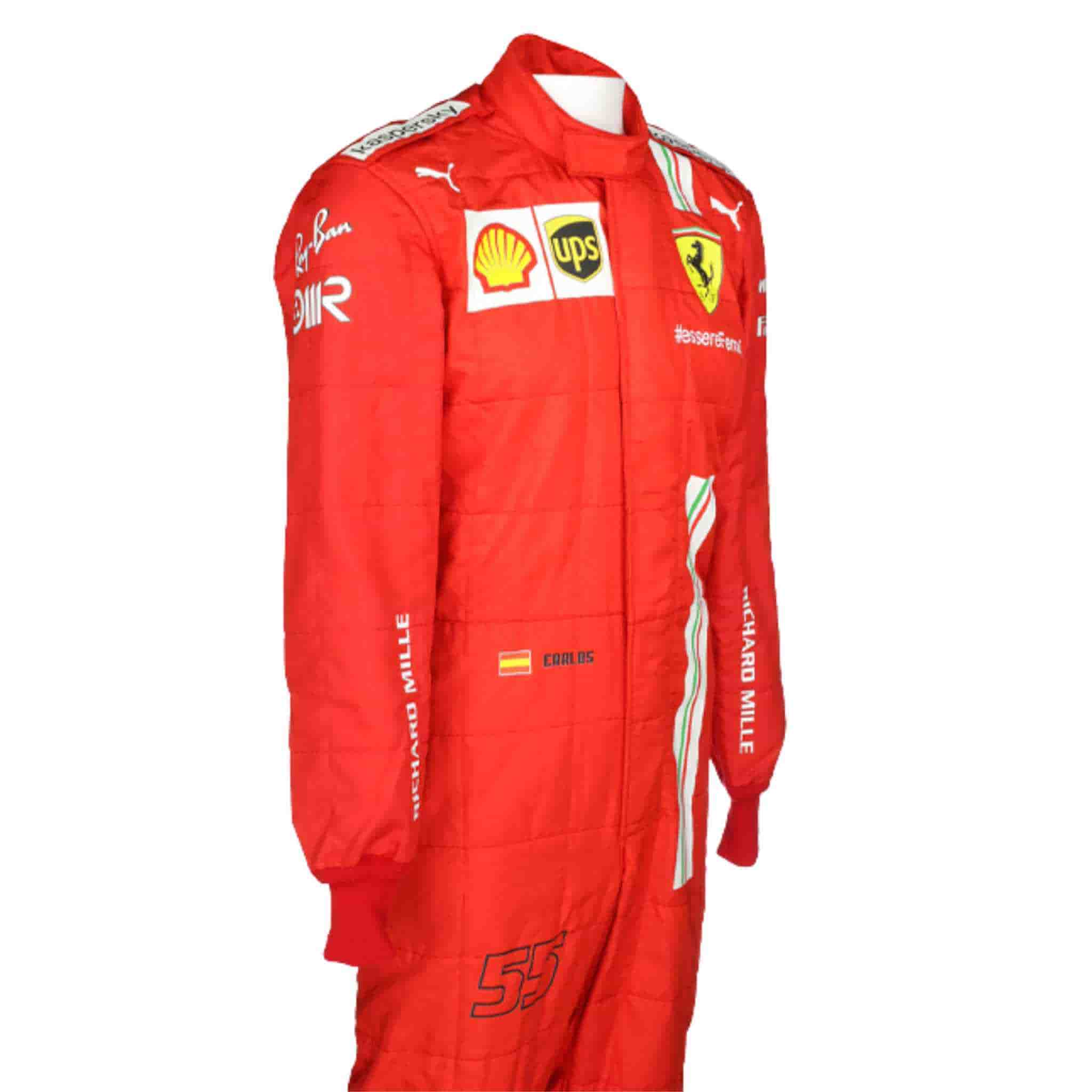 2021 Carlos Sainz Ferrari F1 Race Suit Replica