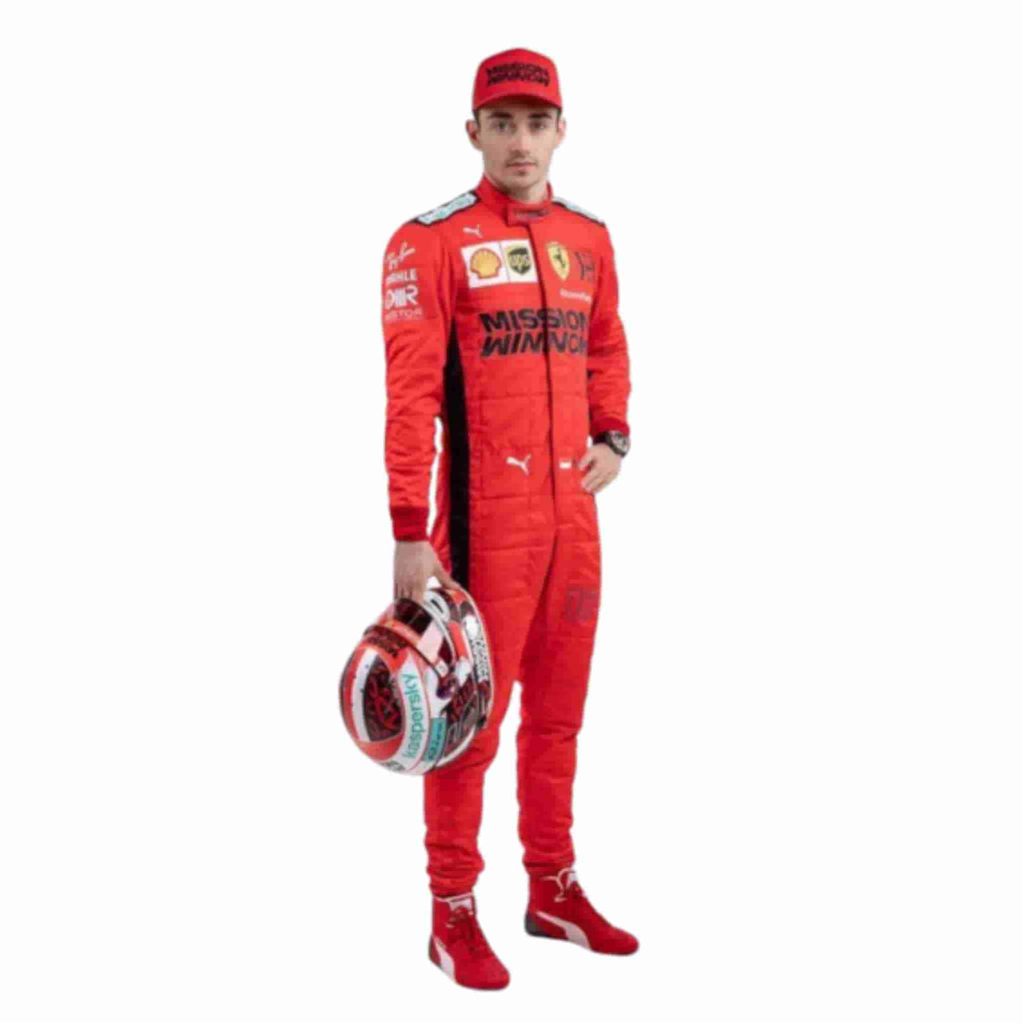 2021 Charles Leclerc Ferrari F1 Race Suit Replica