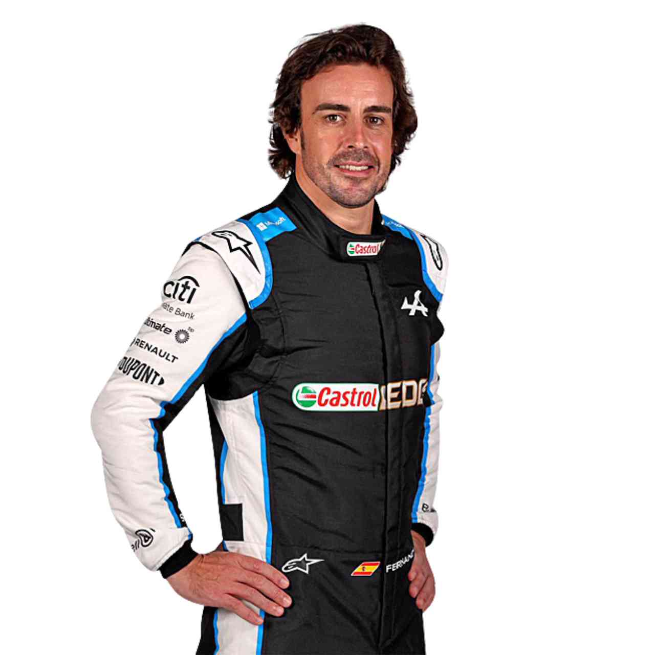 2021 Fernando Alonso Alpine F1 Race Suit Replica