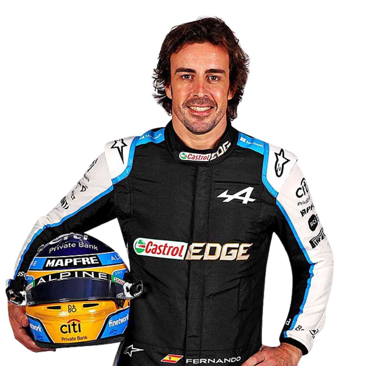 2021 Fernando Alonso Alpine F1 Race Suit Replica