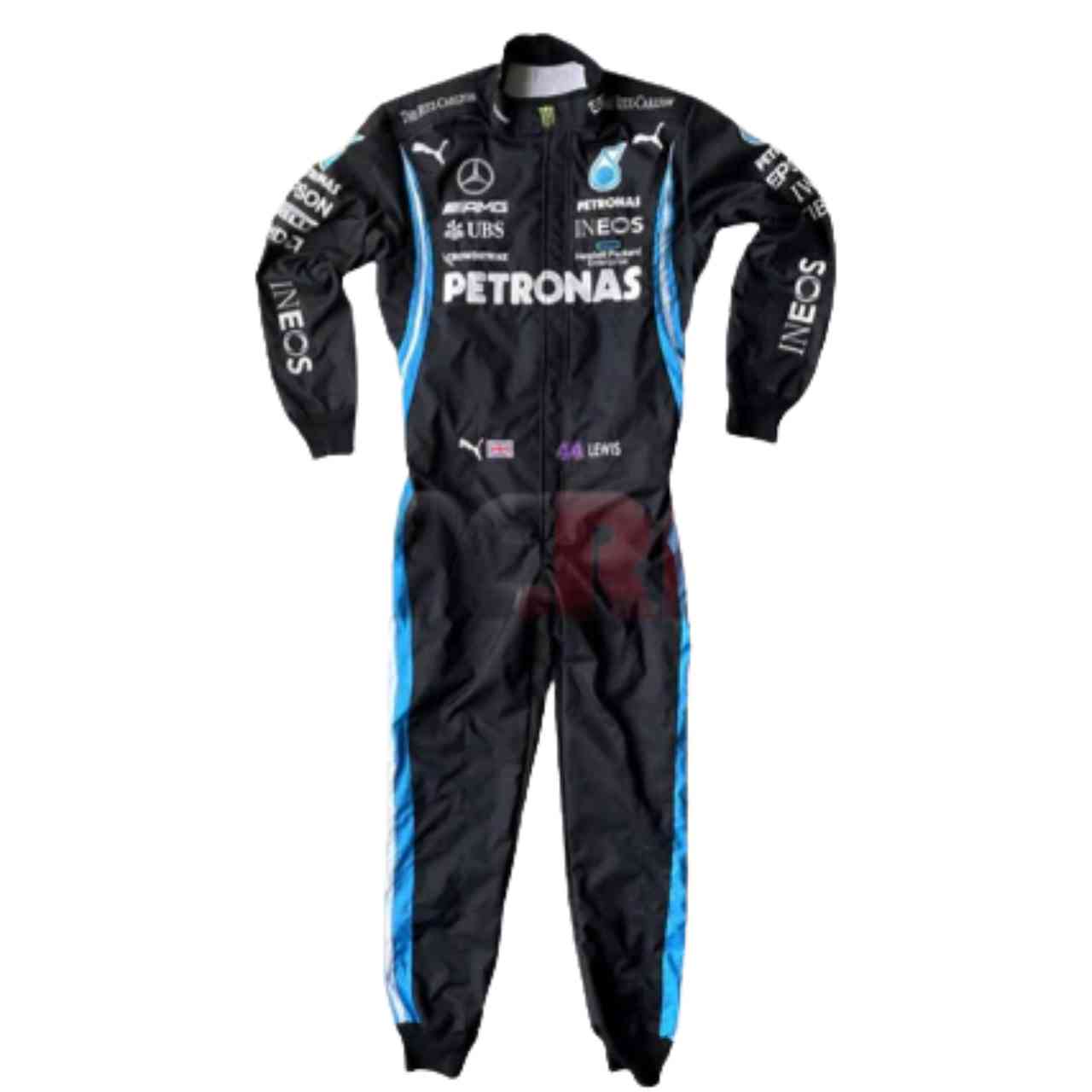 2021 Lewis Hamilton PETRONAS Mercedes F1 Race Suit Replica