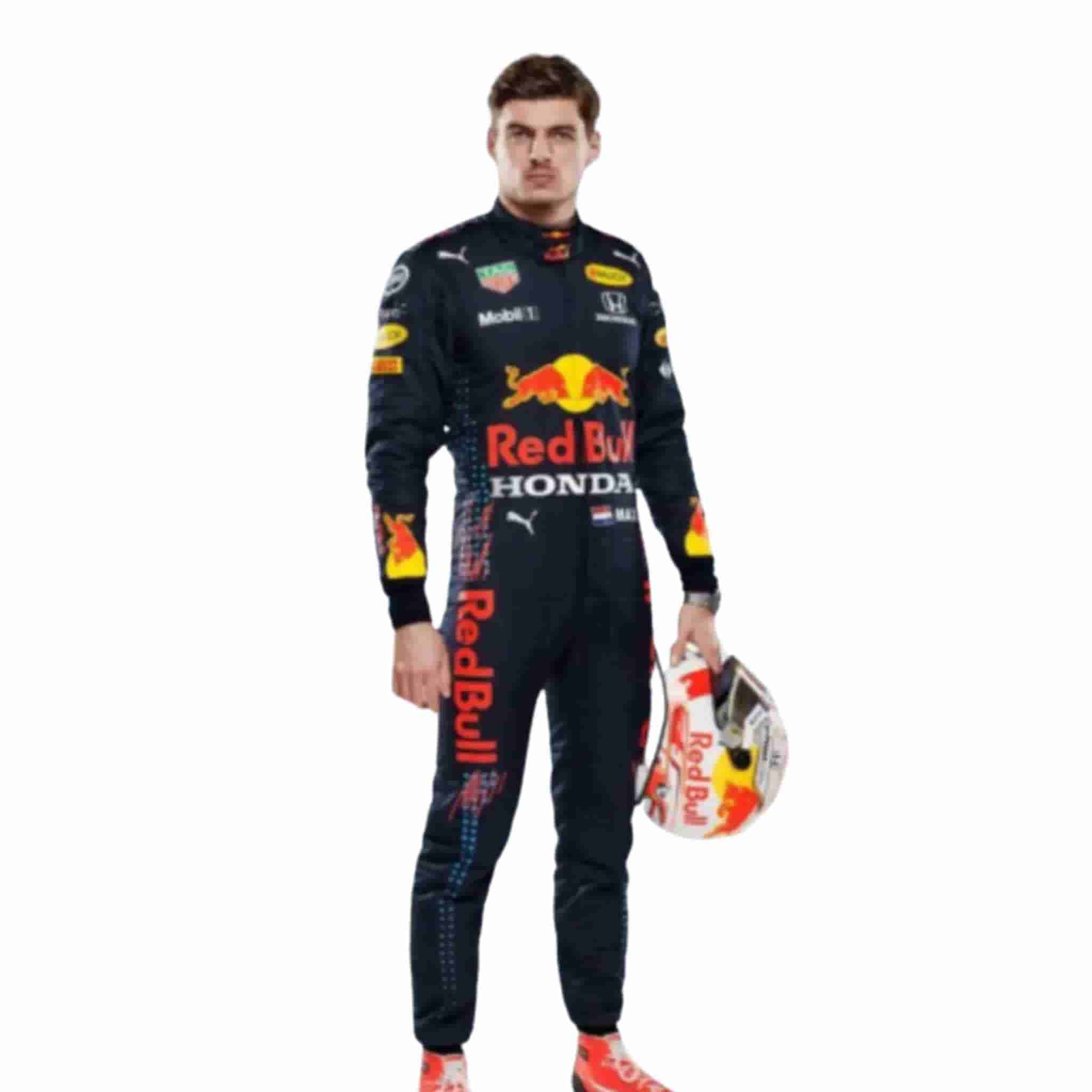 2021 Max Verstappen Red Bull Honda F1 Race Suit Replica