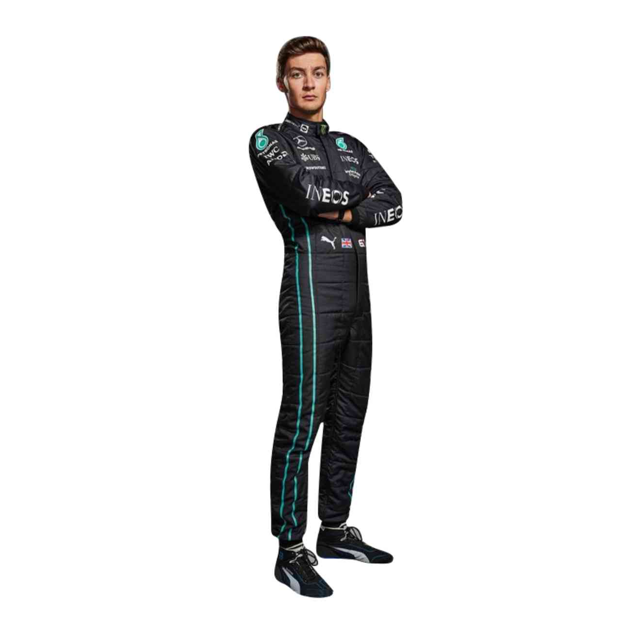 2022 George Russell PETRONAS Mercedes F1 Race Suit Replica