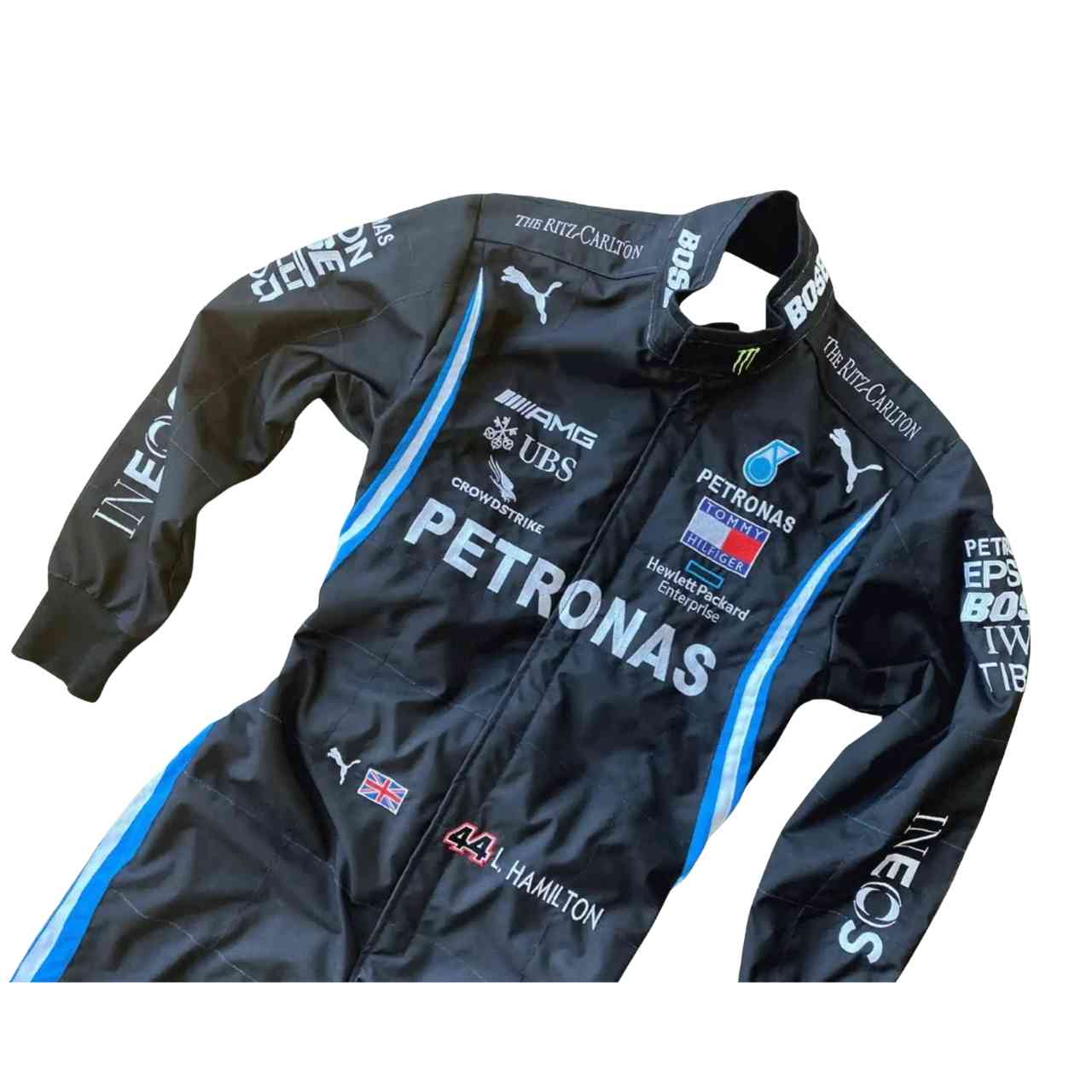 2022 Lewis Hamilton PETRONAS Mercedes F1 Race Suit Replica