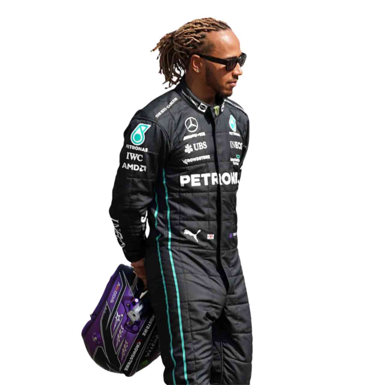 2022 Lewis Hamilton PETRONAS Mercedes F1 Race Suit Replica