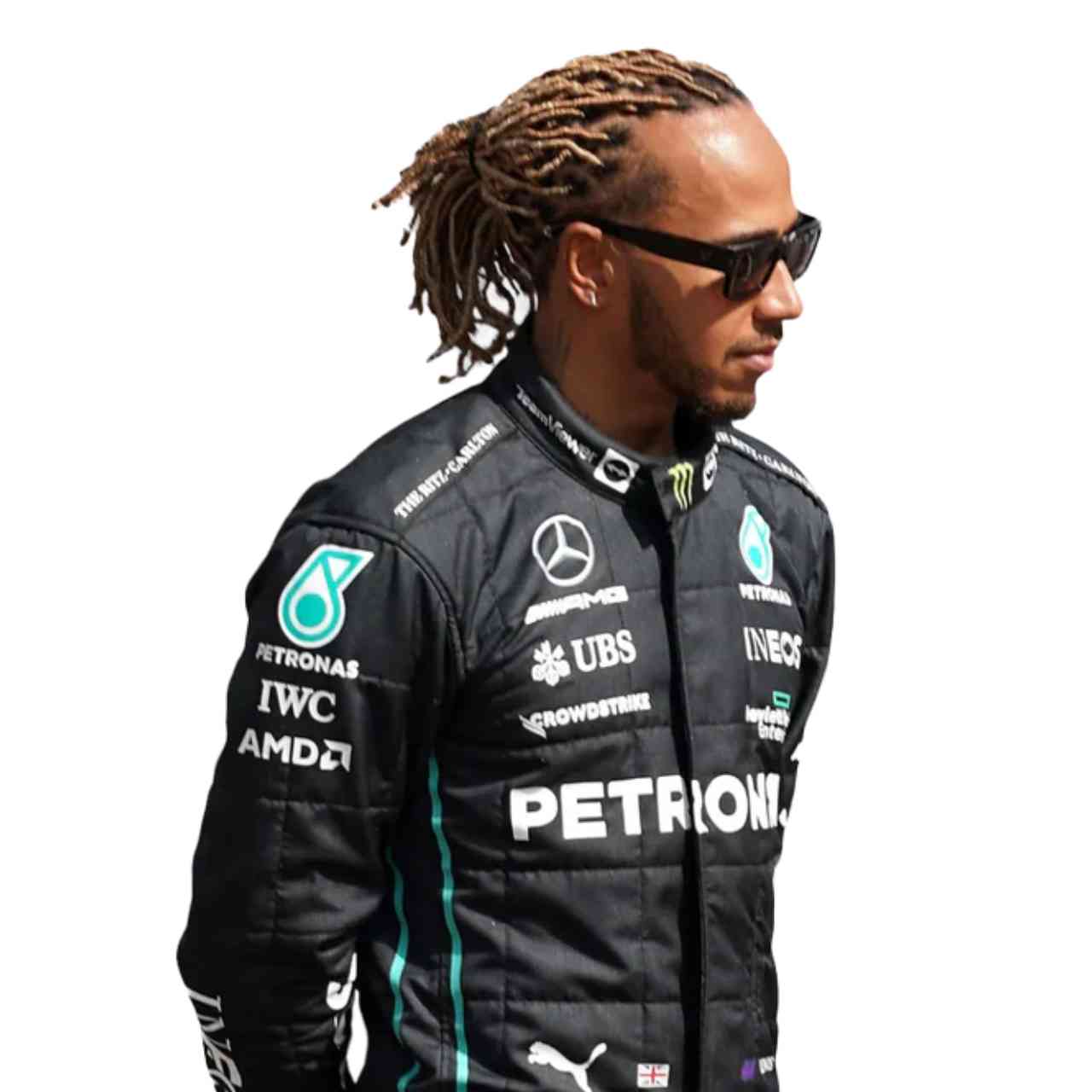2022 Lewis Hamilton PETRONAS Mercedes F1 Race Suit Replica