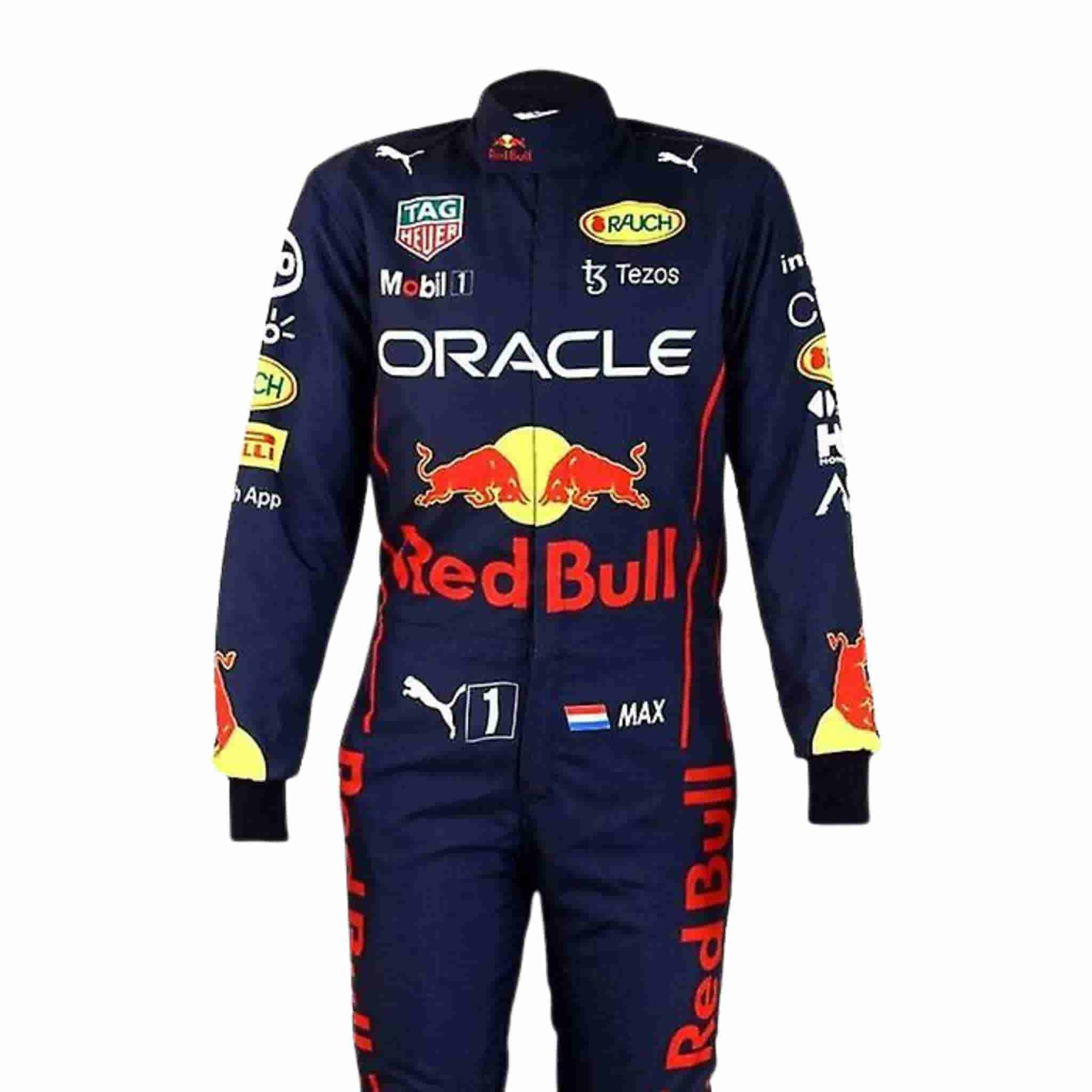 2022 Max Verstappen Red Bull Honda F1 Race Suit Replica