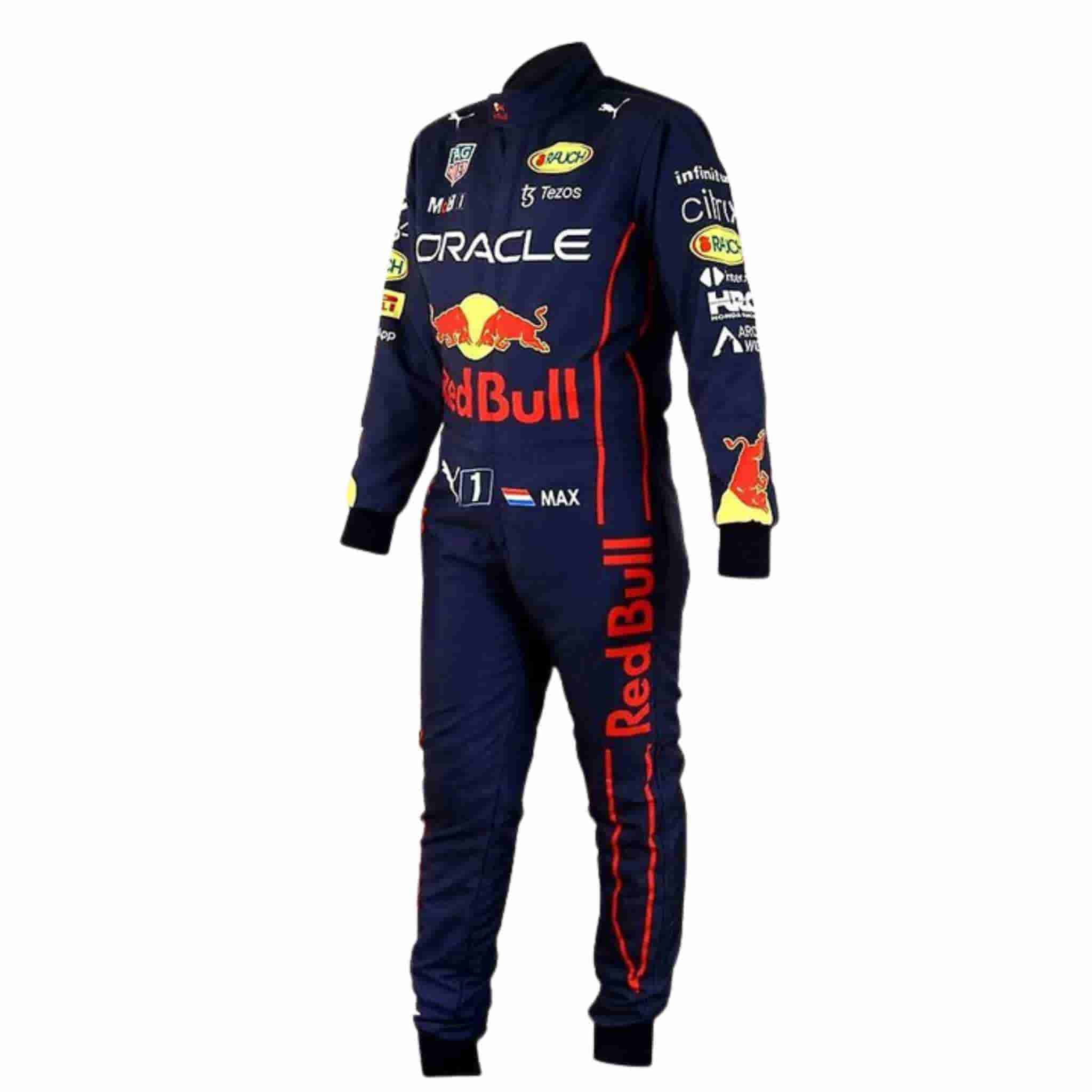 2022 Max Verstappen Red Bull Honda F1 Race Suit Replica