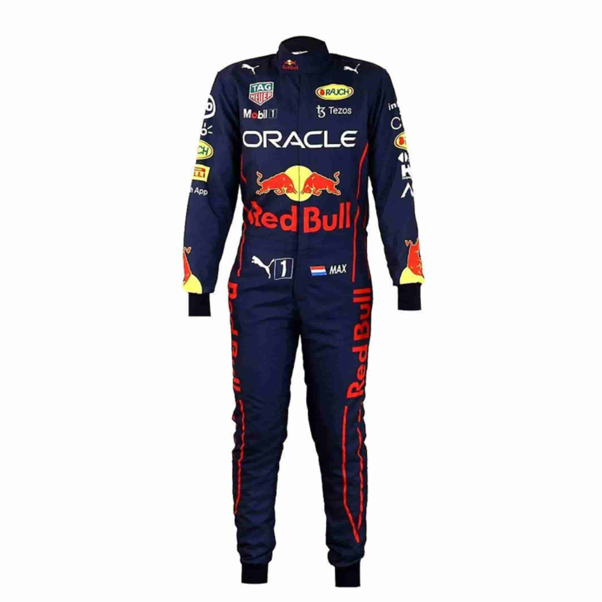 2022 Max Verstappen Red Bull Honda F1 Race Suit Replica