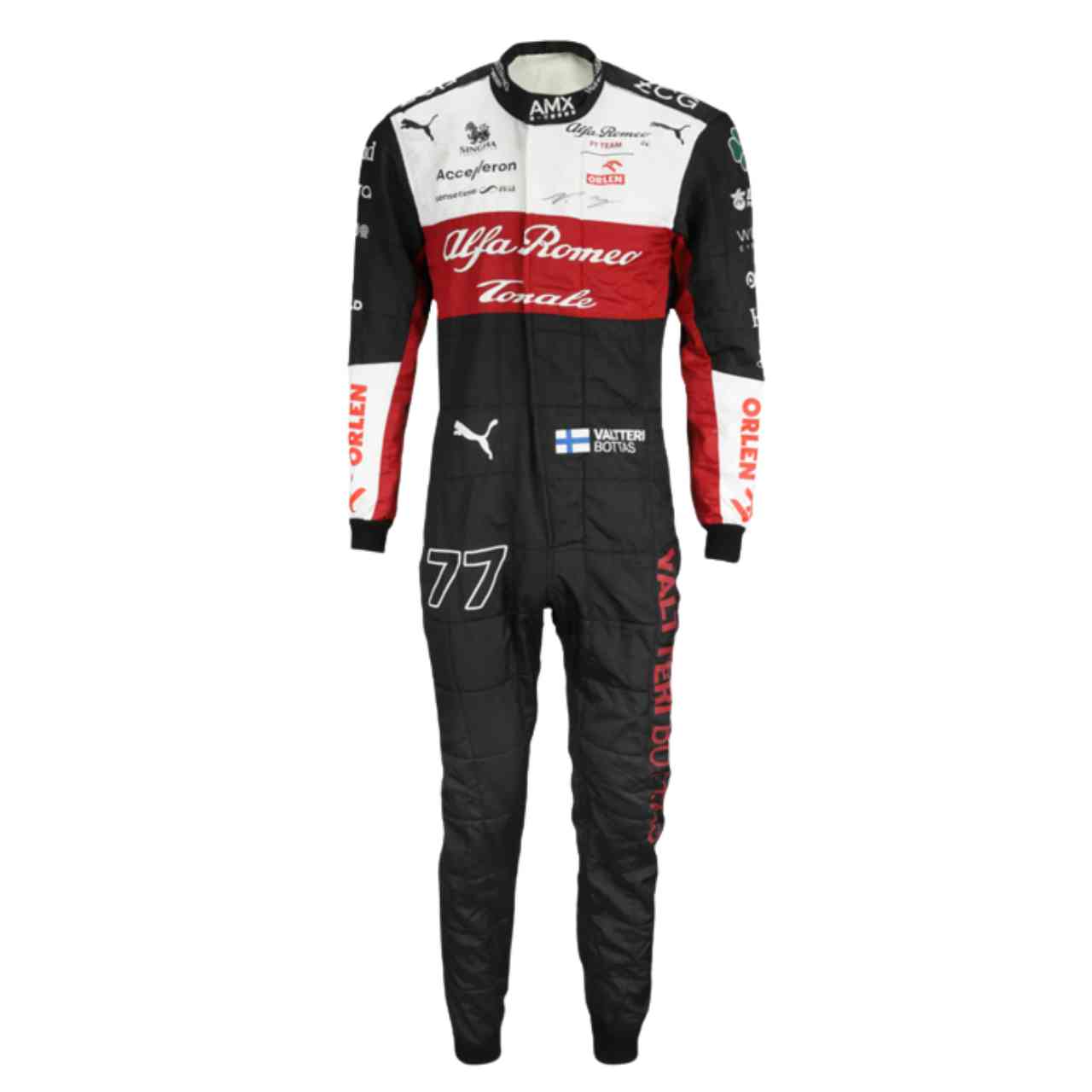 2022 Valtteri Bottas Alfa Romeo F1 Race Suit Replica