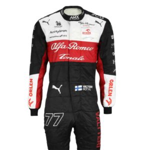2022 Valtteri Bottas Alfa Romeo F1 Race Suit Replica