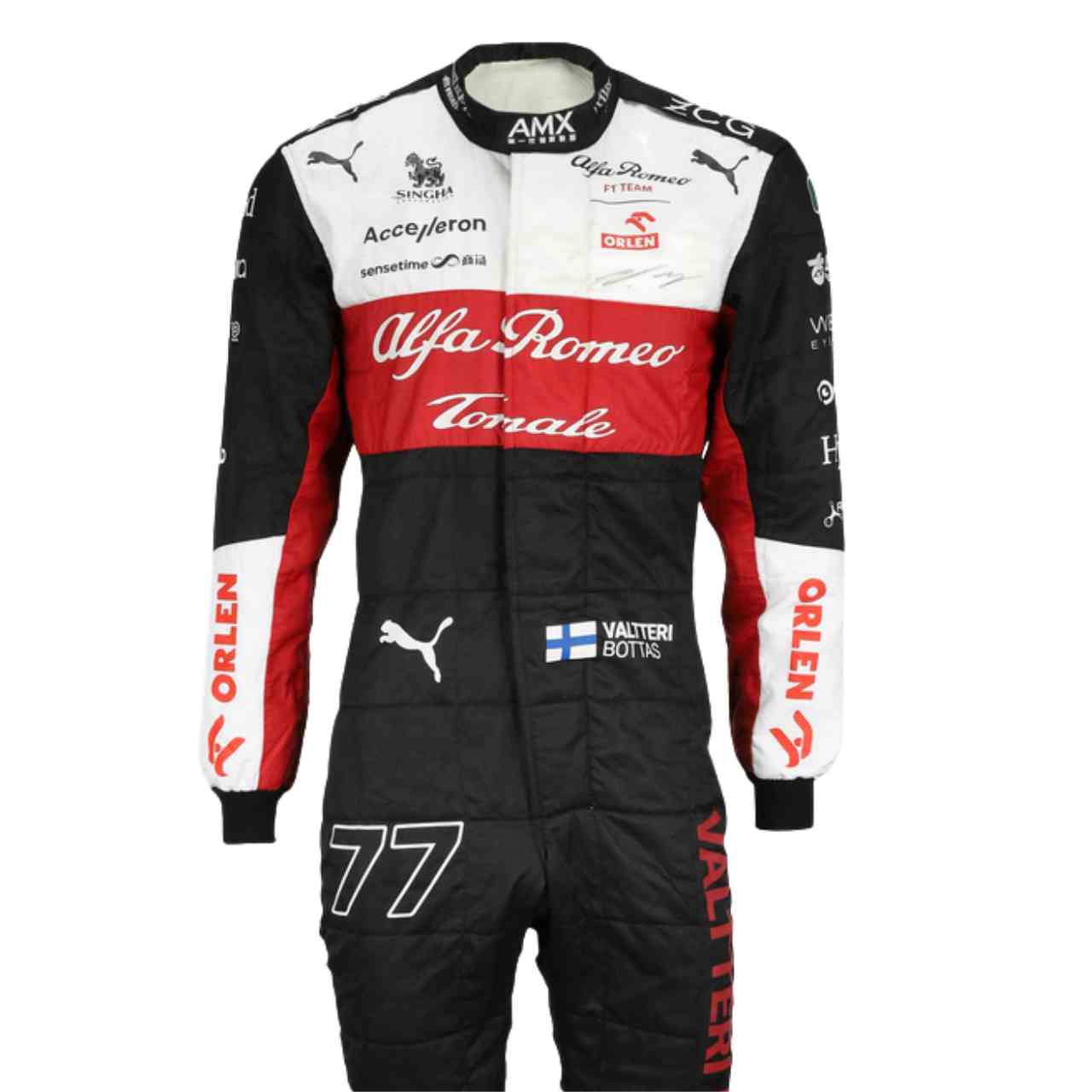 2022 Valtteri Bottas Alfa Romeo F1 Race Suit Replica