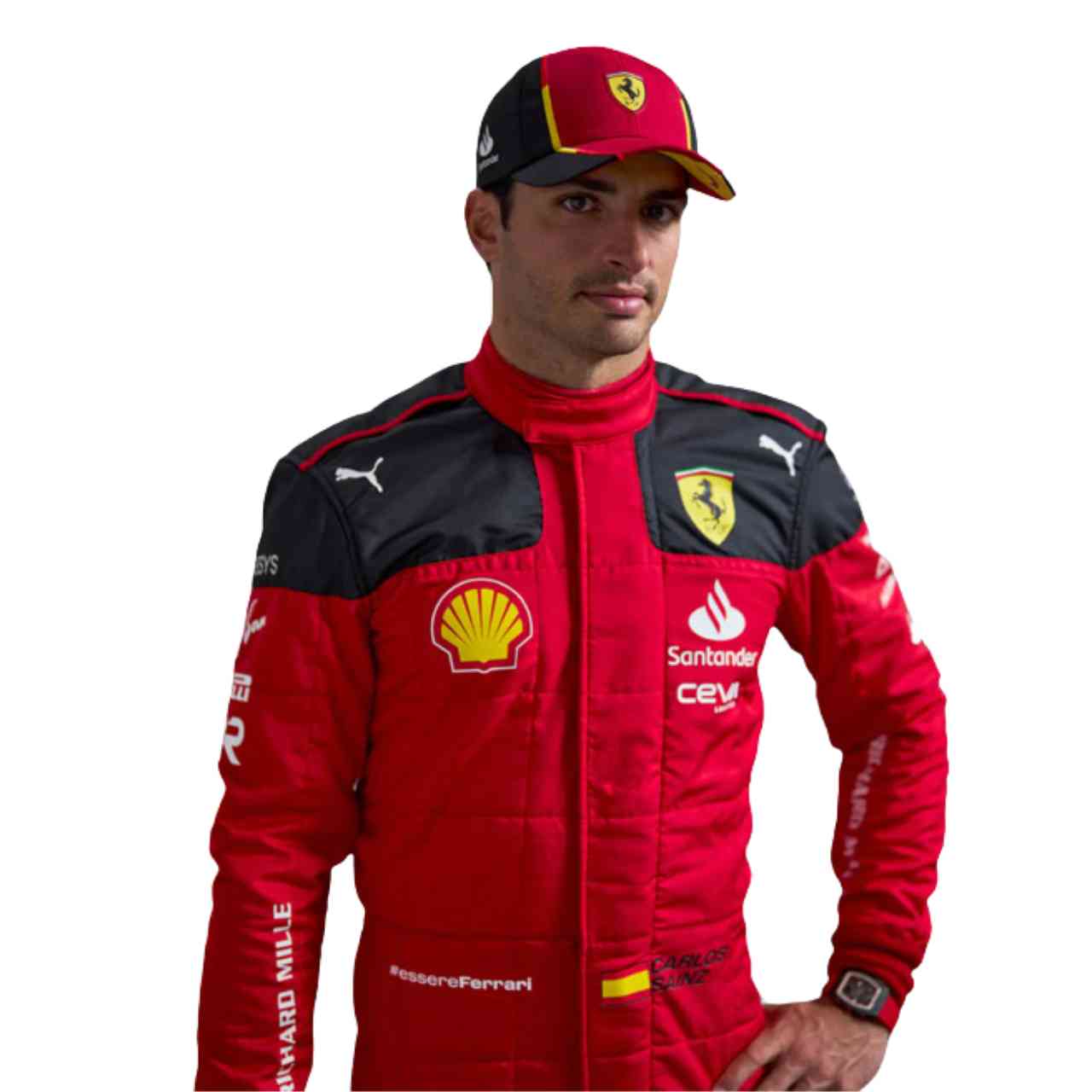 2023 Carlos Sainz Ferrari F1 Race Suit Replica