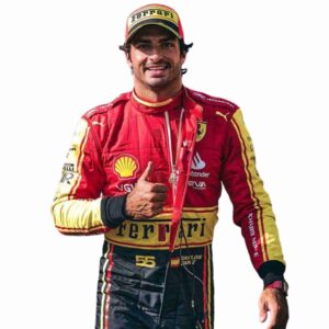 2023 Carlos Sainz Monza GP Ferrari F1 Race Replica Suit