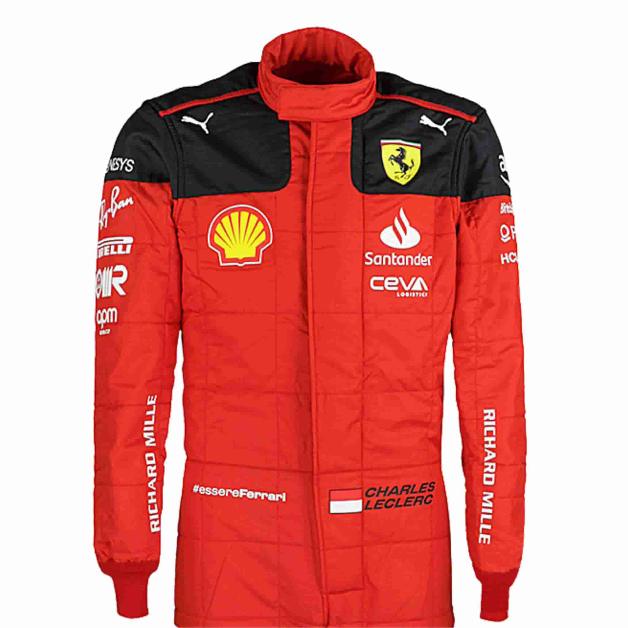 2023 Charles Leclerc Ferrari F1 Race Suit Replica