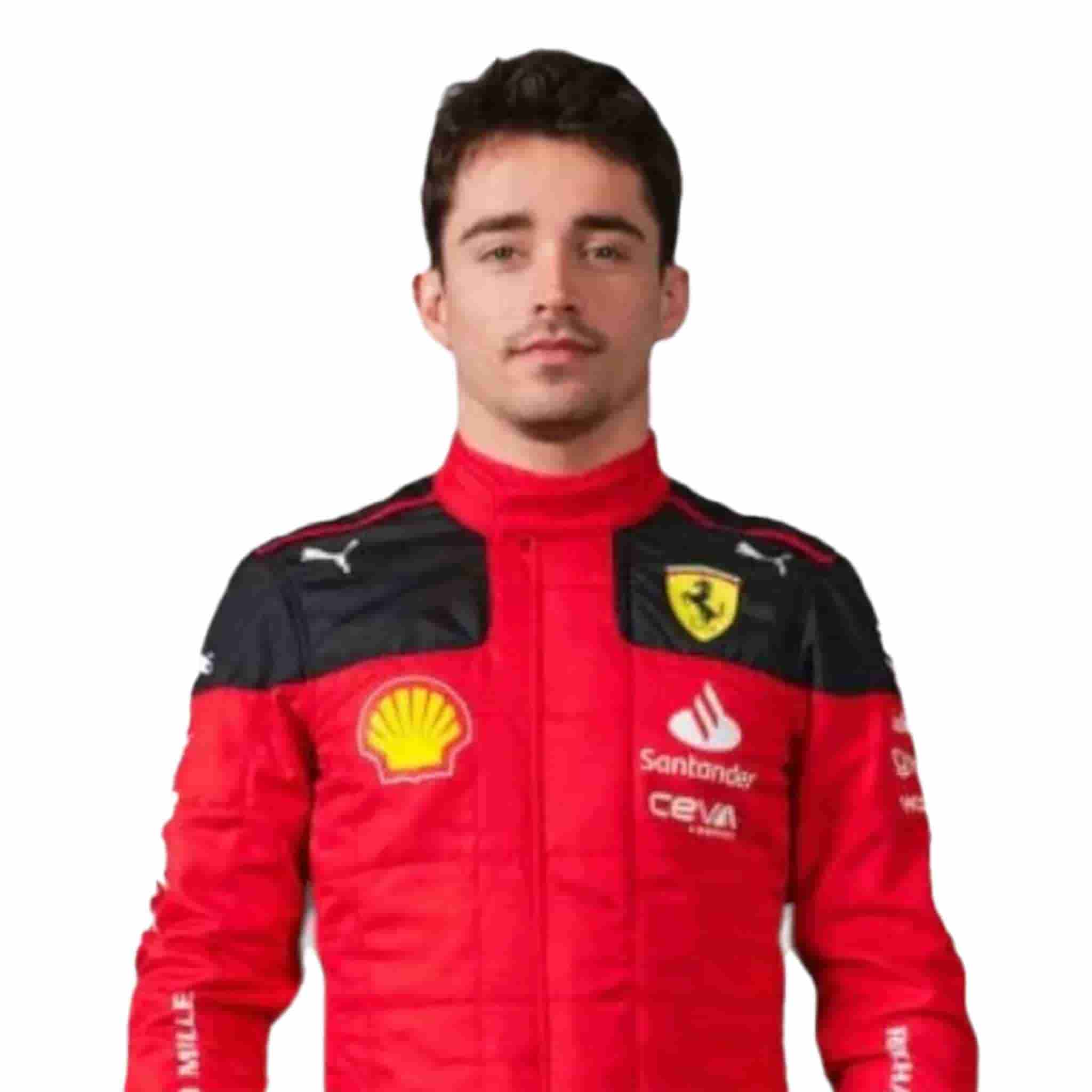 2023 Charles Leclerc Ferrari F1 Race Suit Replica