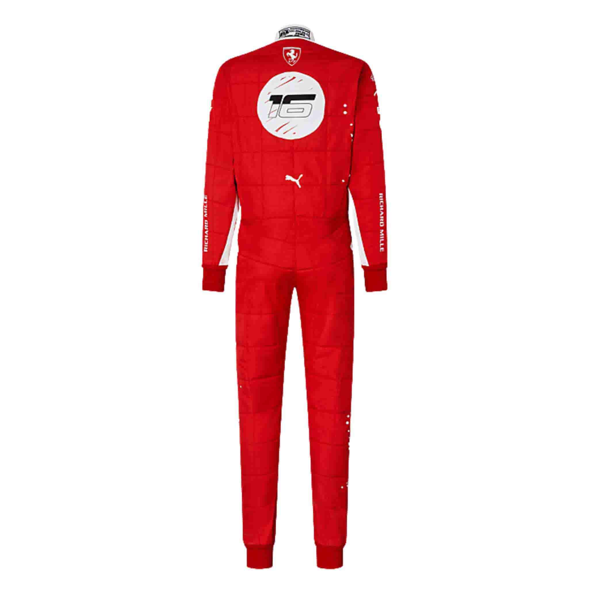 2023 Charles Leclerc Las Vegas GP Special Edition Ferrari F1 Race Suit Replica