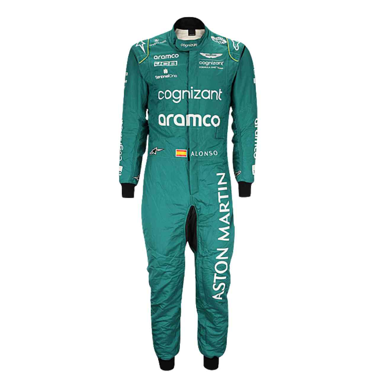 2023 Fernando Alonso Aston Martin F1 Race Suit Replica
