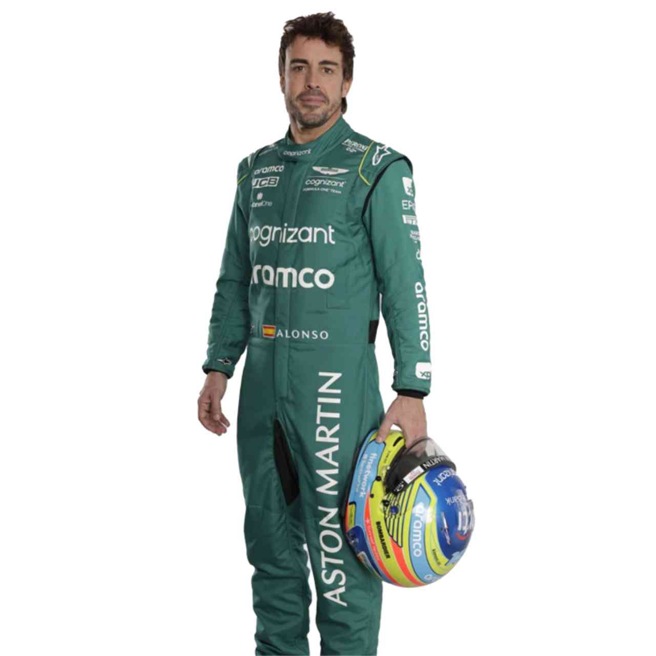 2023 Fernando Alonso Aston Martin F1 Race Suit Replica