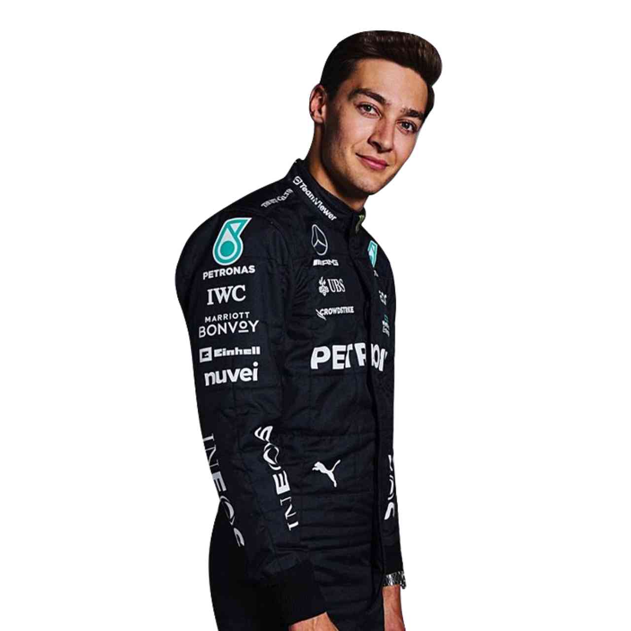 2023 George Russell PETRONAS Mercedes F1 Race Suit Replica