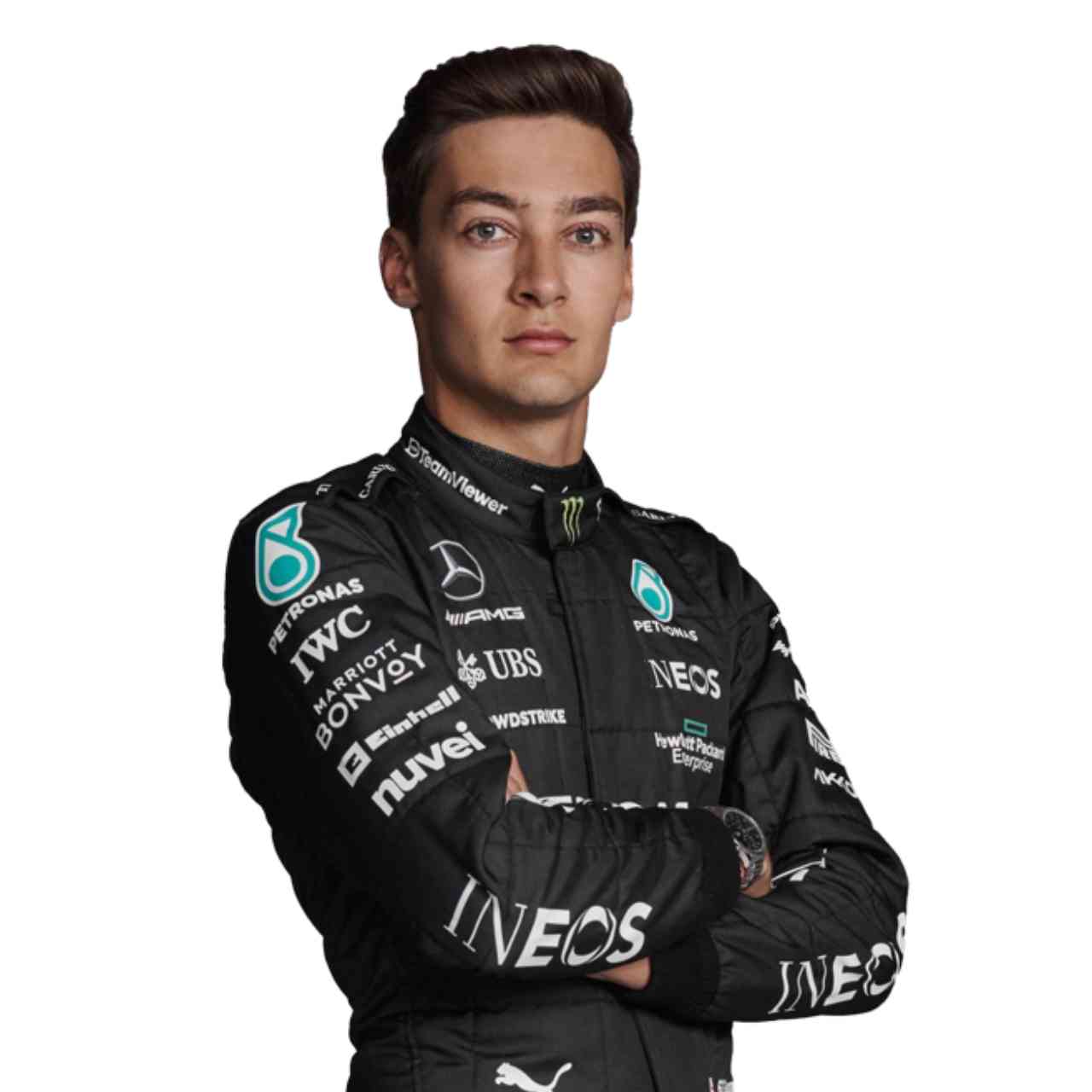 2023 George Russell PETRONAS Mercedes F1 Race Suit Replica