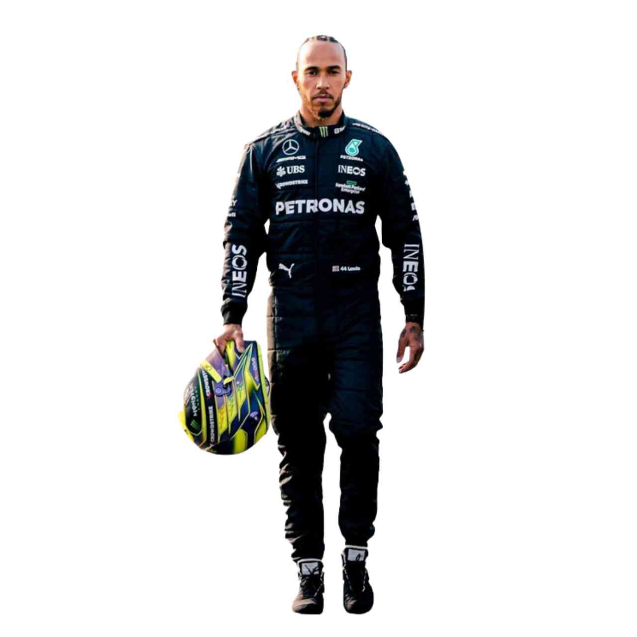 2023 Lewis Hamilton PETRONAS Mercedes F1 Race Suit Replica