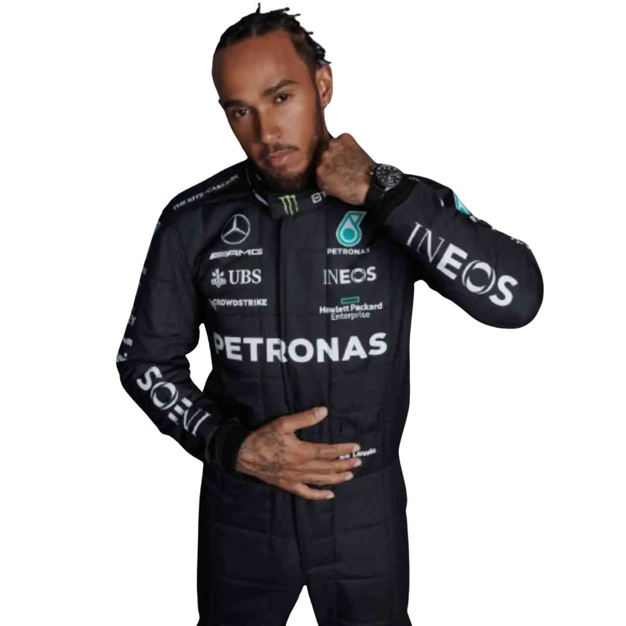 2023 Lewis Hamilton PETRONAS Mercedes F1 Race Suit Replica