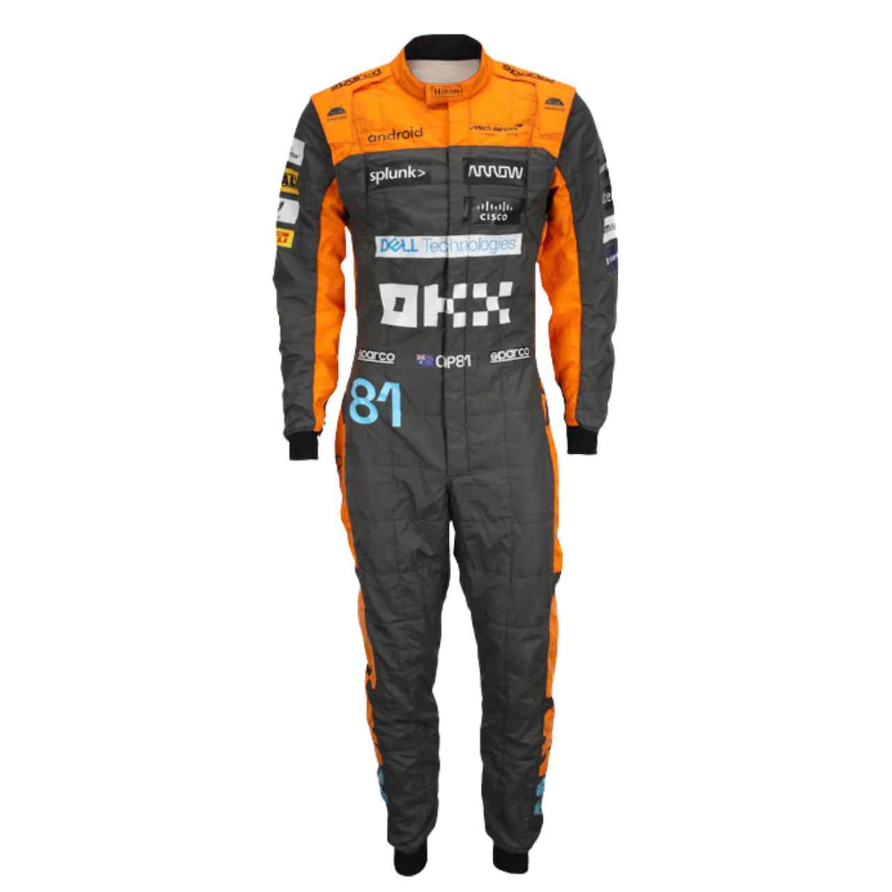 2023 Oscar Piastri McLaren F1 Race Suit Replica