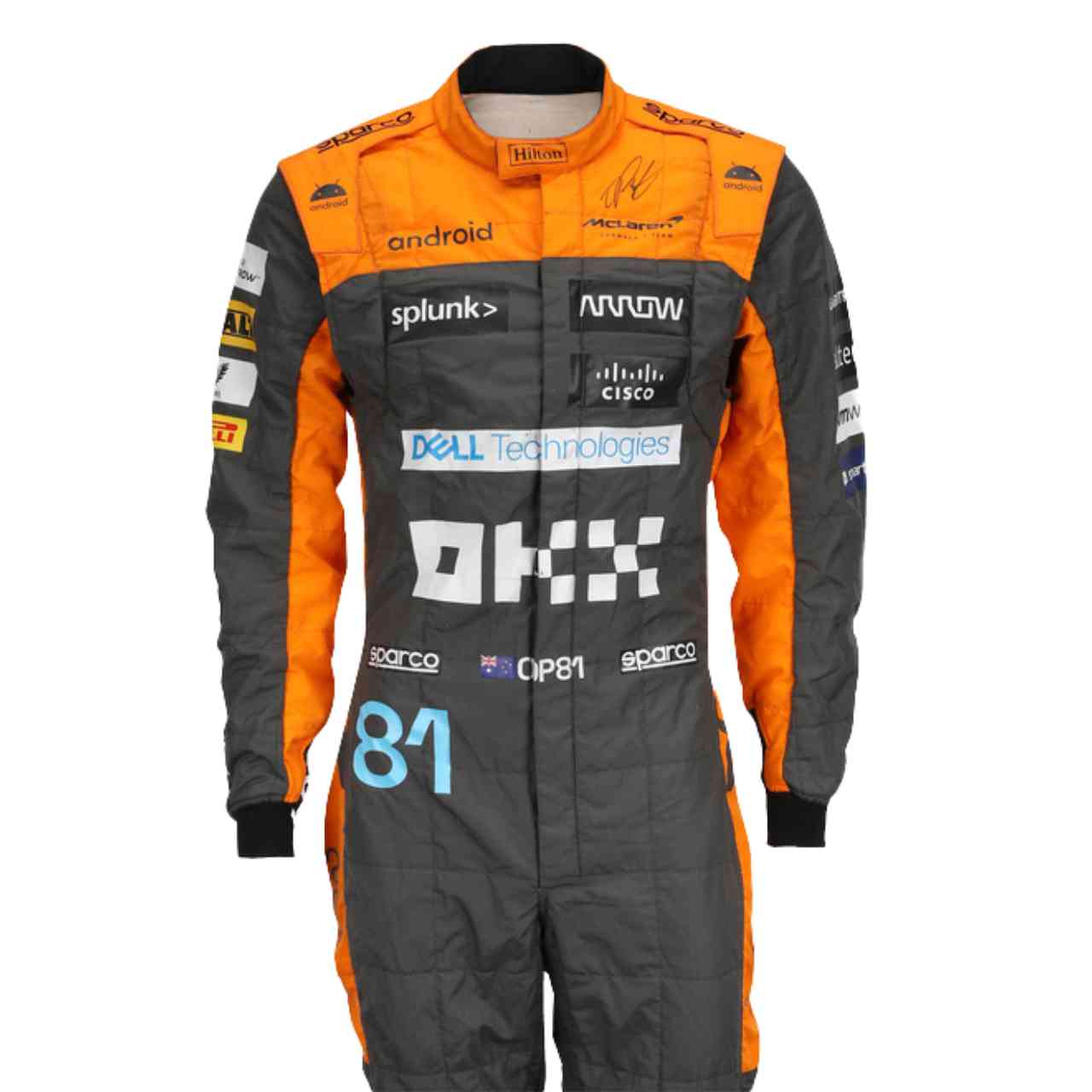 2023 Oscar Piastri McLaren F1 Race Suit Replica