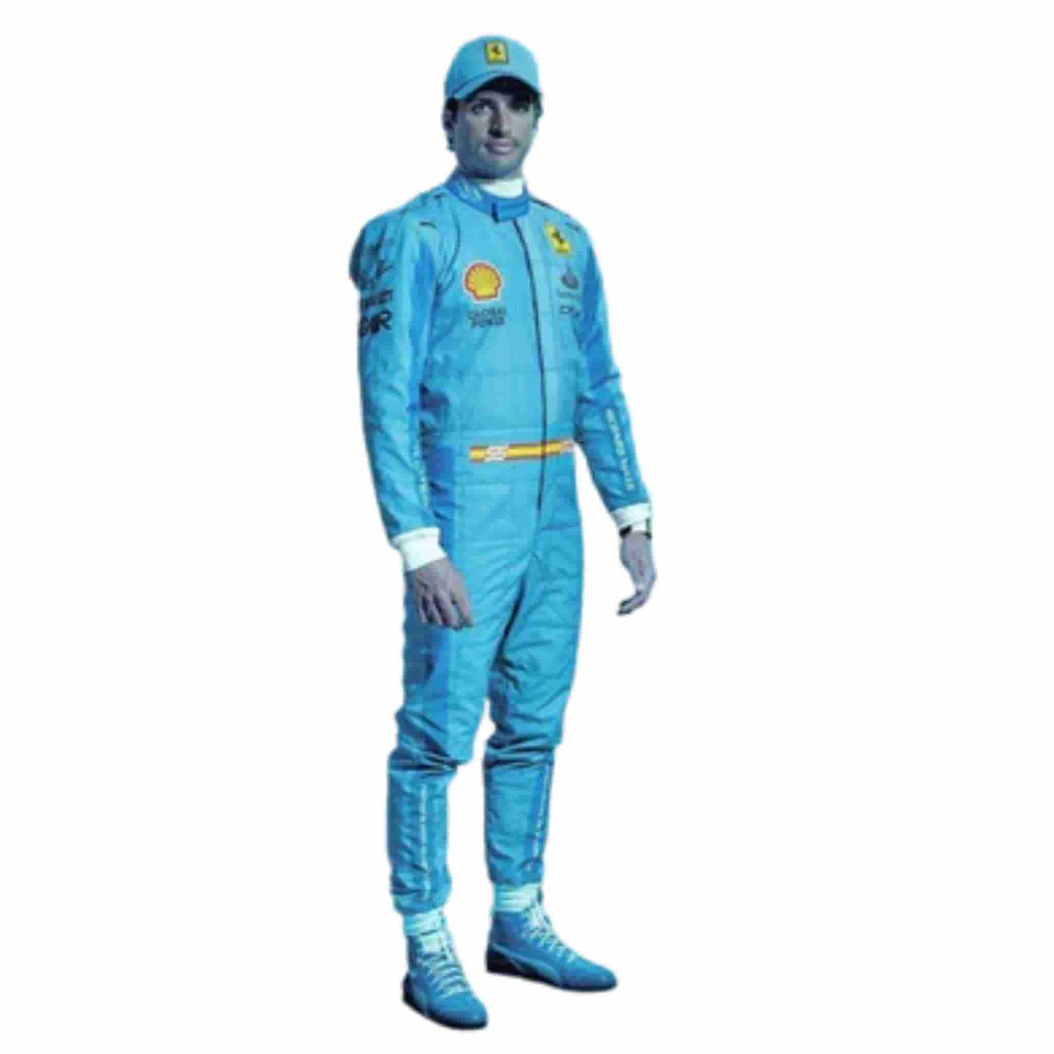 2024 Carlos Sainz Scuderia Ferrari Miami GP F1 Race Suit Replica