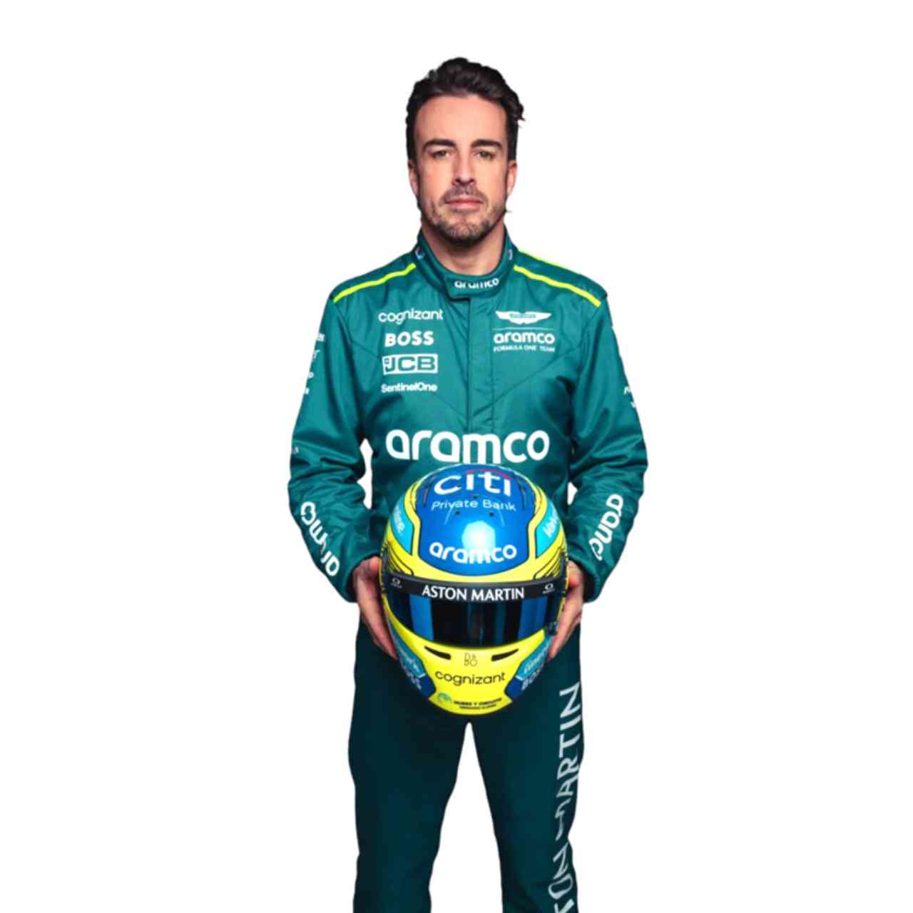 2024 Fernando Alonso Aston Martin F1 Race Suit Replica