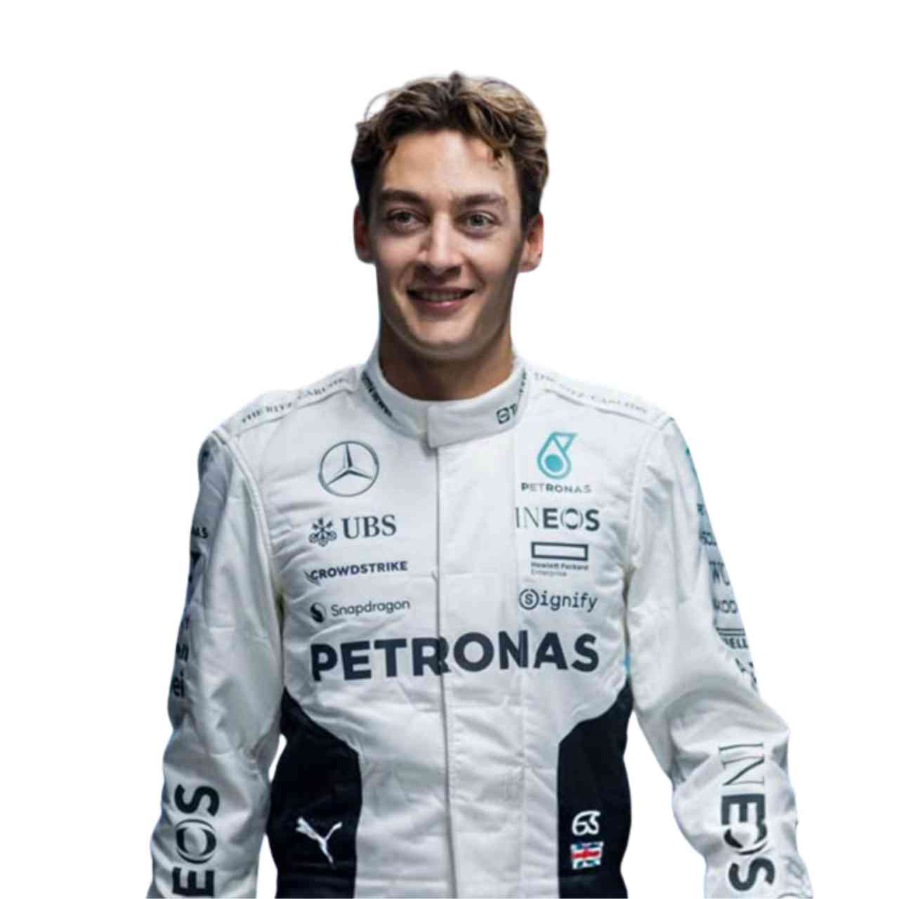 2024 George Russell Mercedes Qatar GP F1 Race Suit Replica