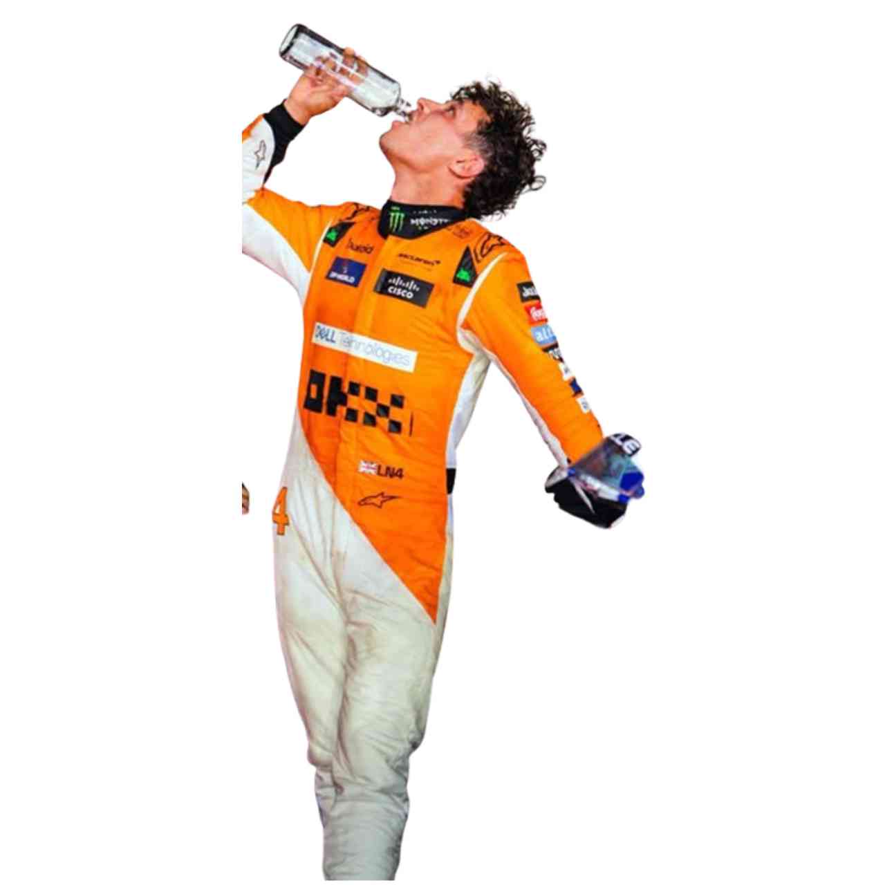 MCLAREN LANDO NORRIS 2024 SINGAPORE GP RACE SUIT