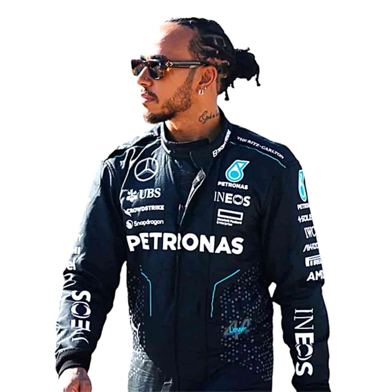 2024 Lewis Hamilton Mercedes AMG F1 Race Suit Replica