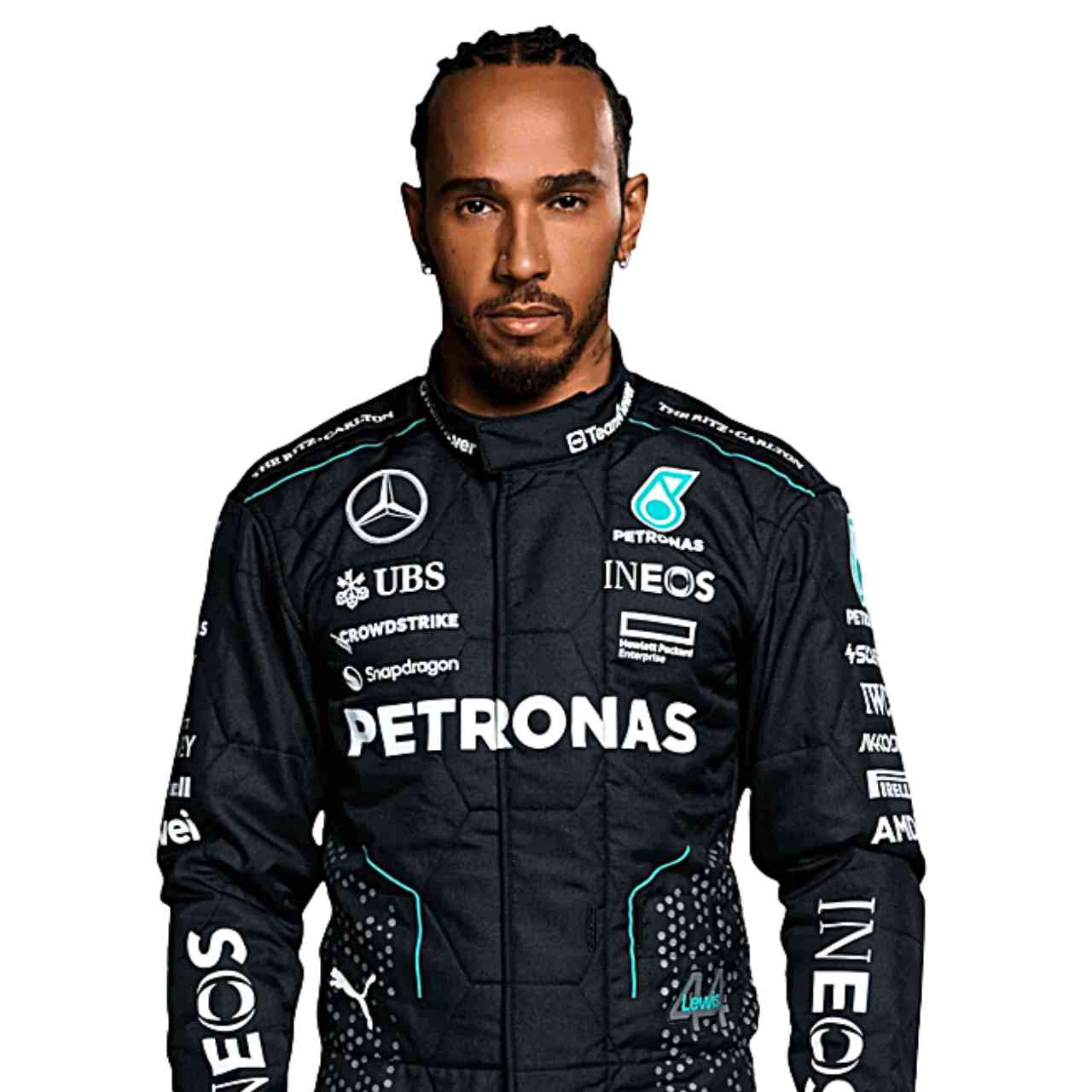 2024 Lewis Hamilton Mercedes AMG F1 Race Suit Replica