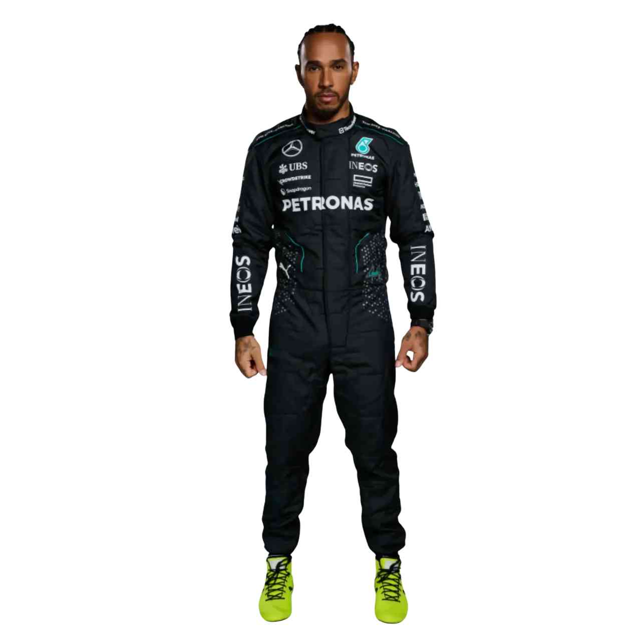 2024 Lewis Hamilton Mercedes AMG F1 Race Suit Replica