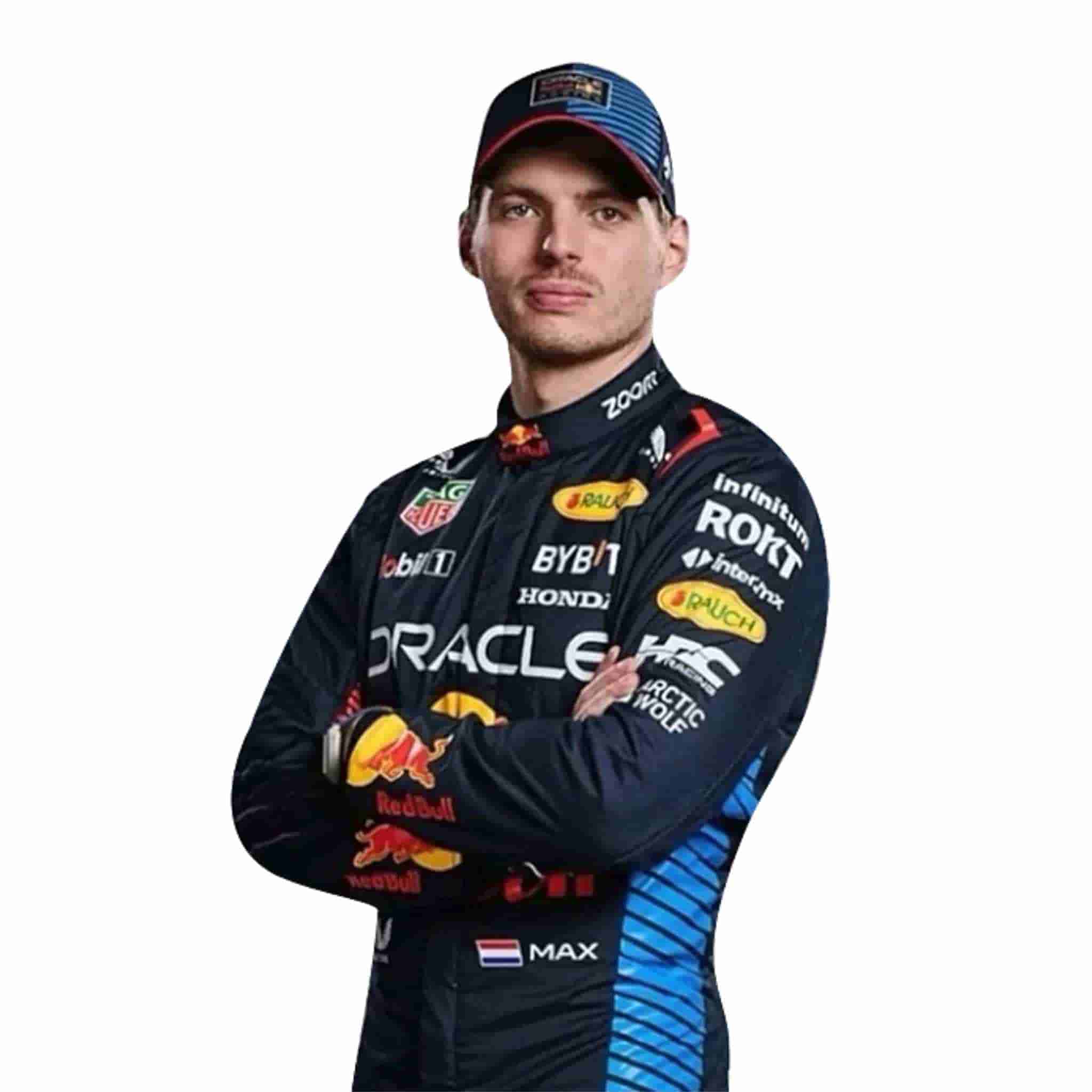 2024 Max Verstappen Red Bull Honda F1 Race Suit Replica