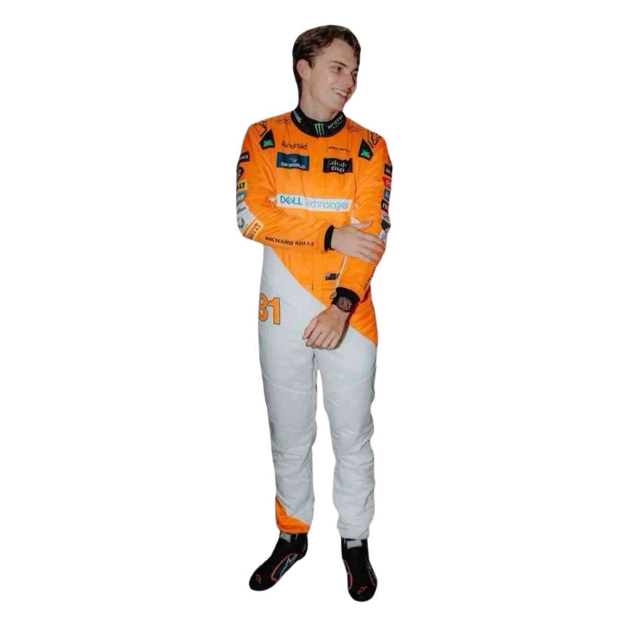 2024 Oscar Piastri McLaren Singapore GP F1 Race Suit Replica